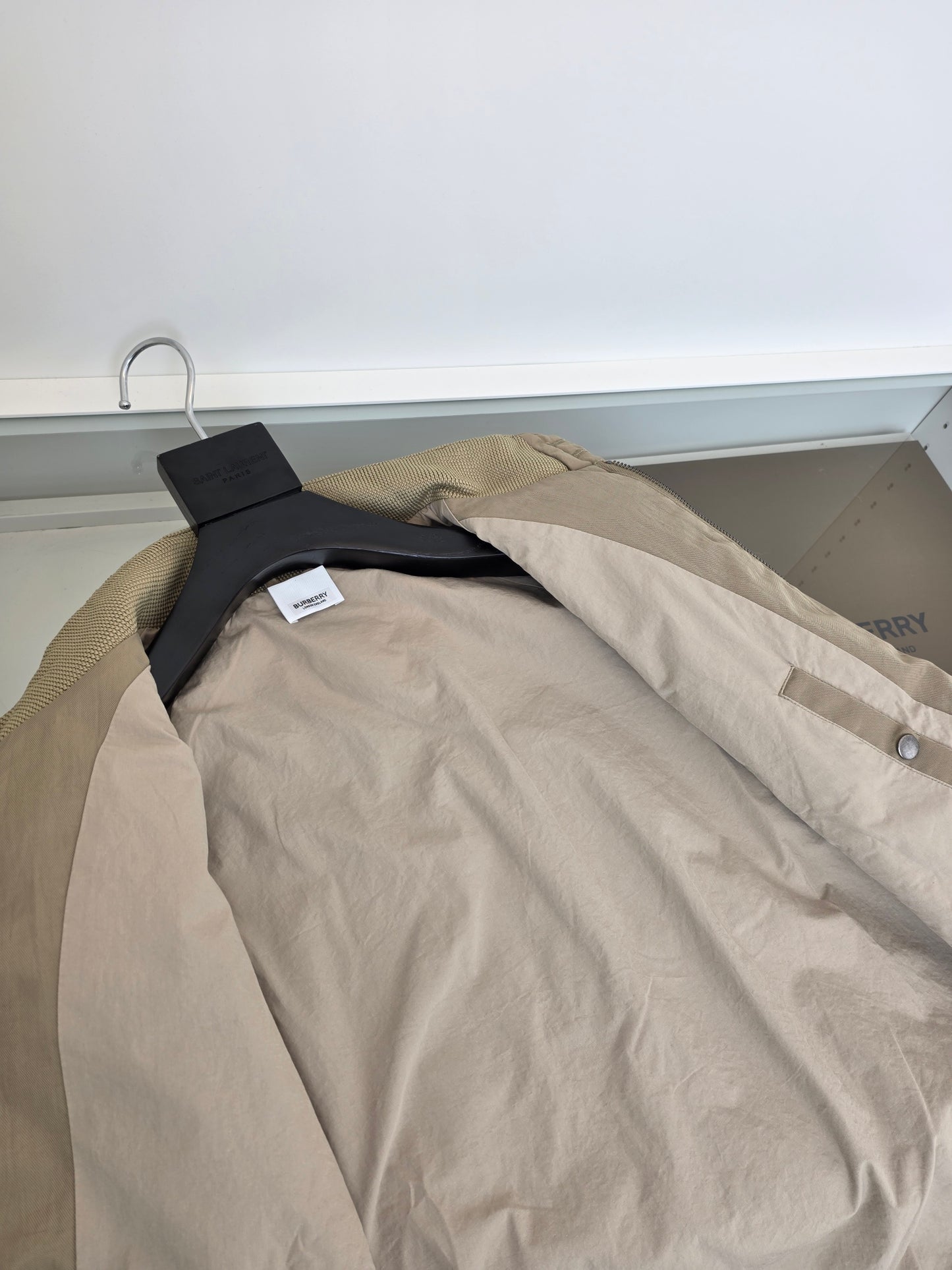 Beige and Black Jacket