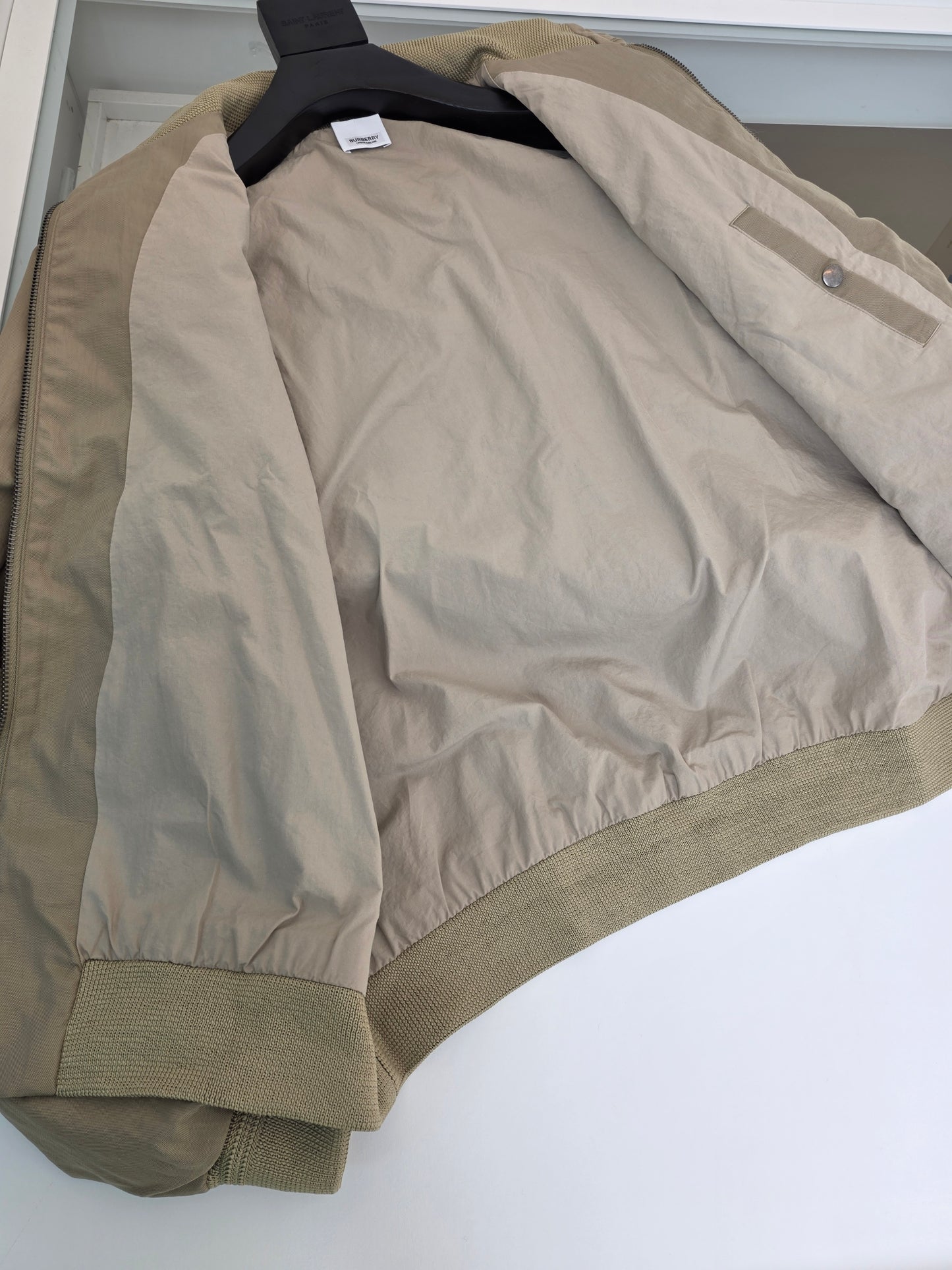 Beige and Black Jacket