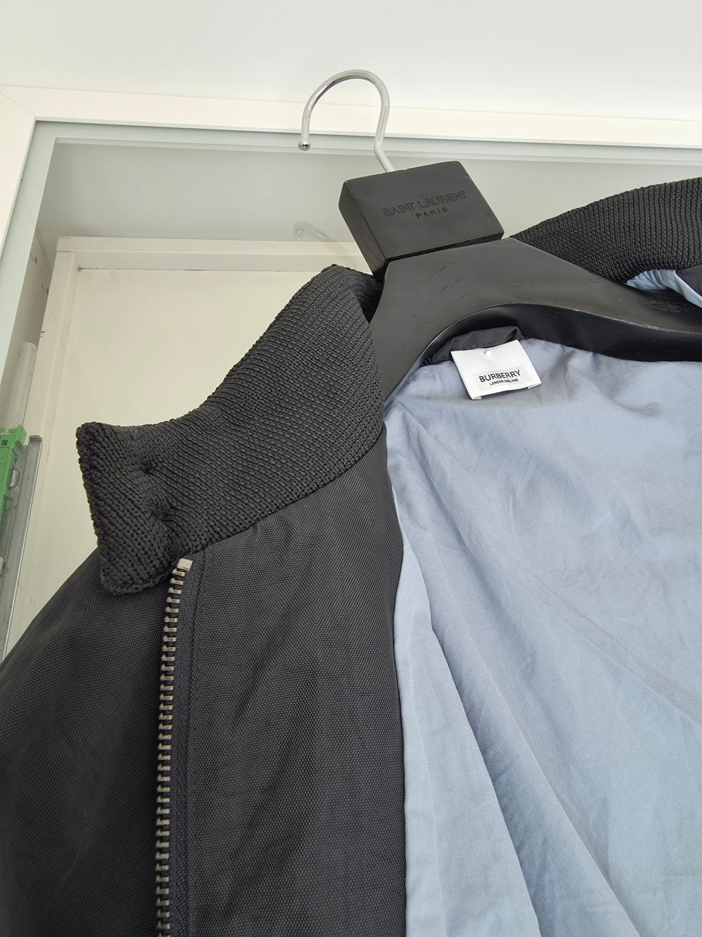Beige and Black Jacket