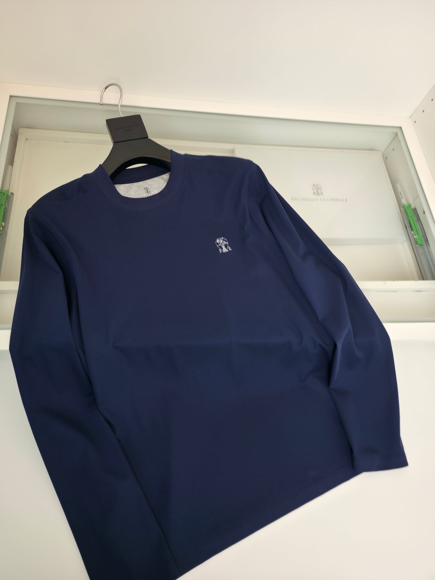 White and Dark Blue Jersey