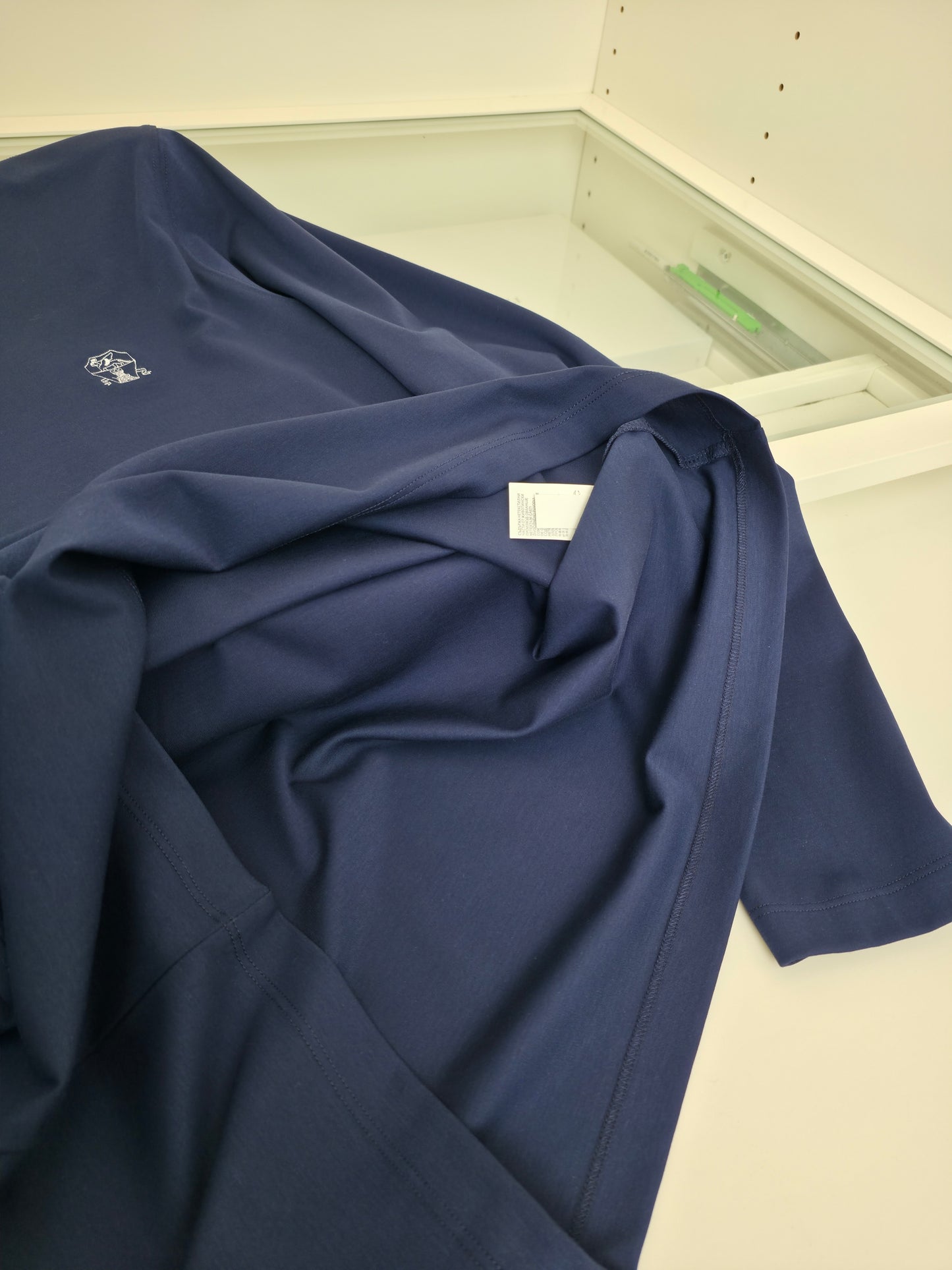 White and Dark Blue Jersey