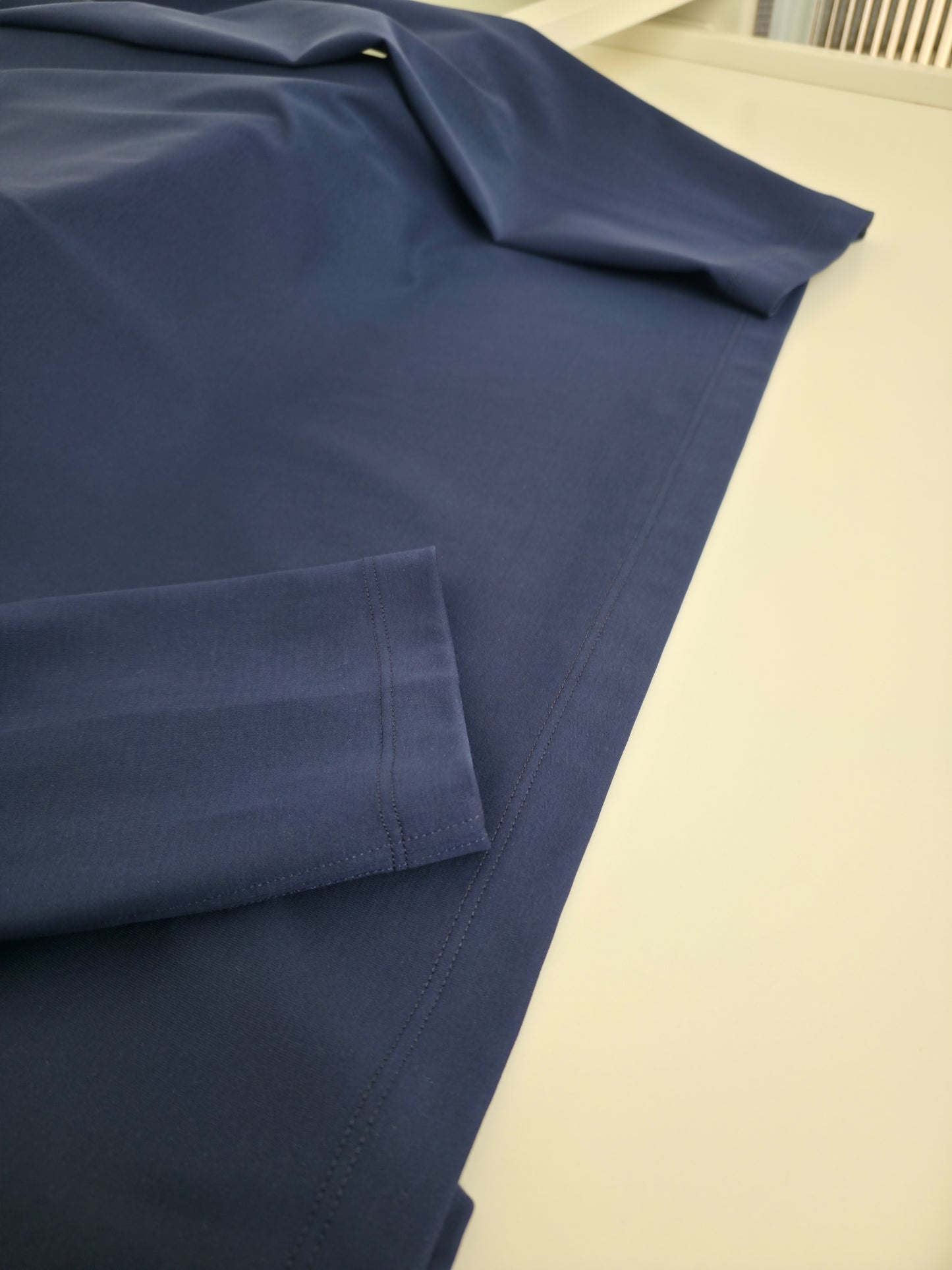 White and Dark Blue Jersey