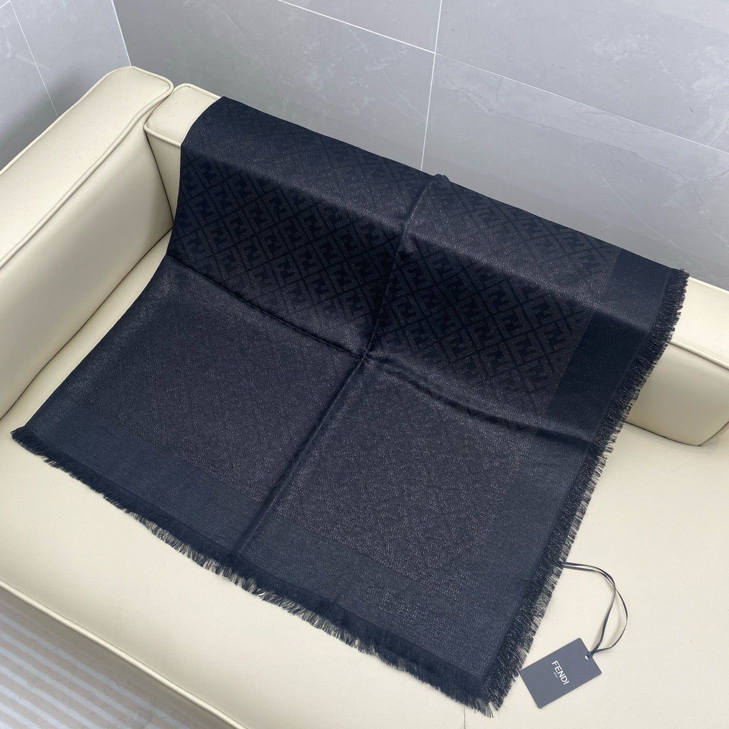 Black and Purple Scarf