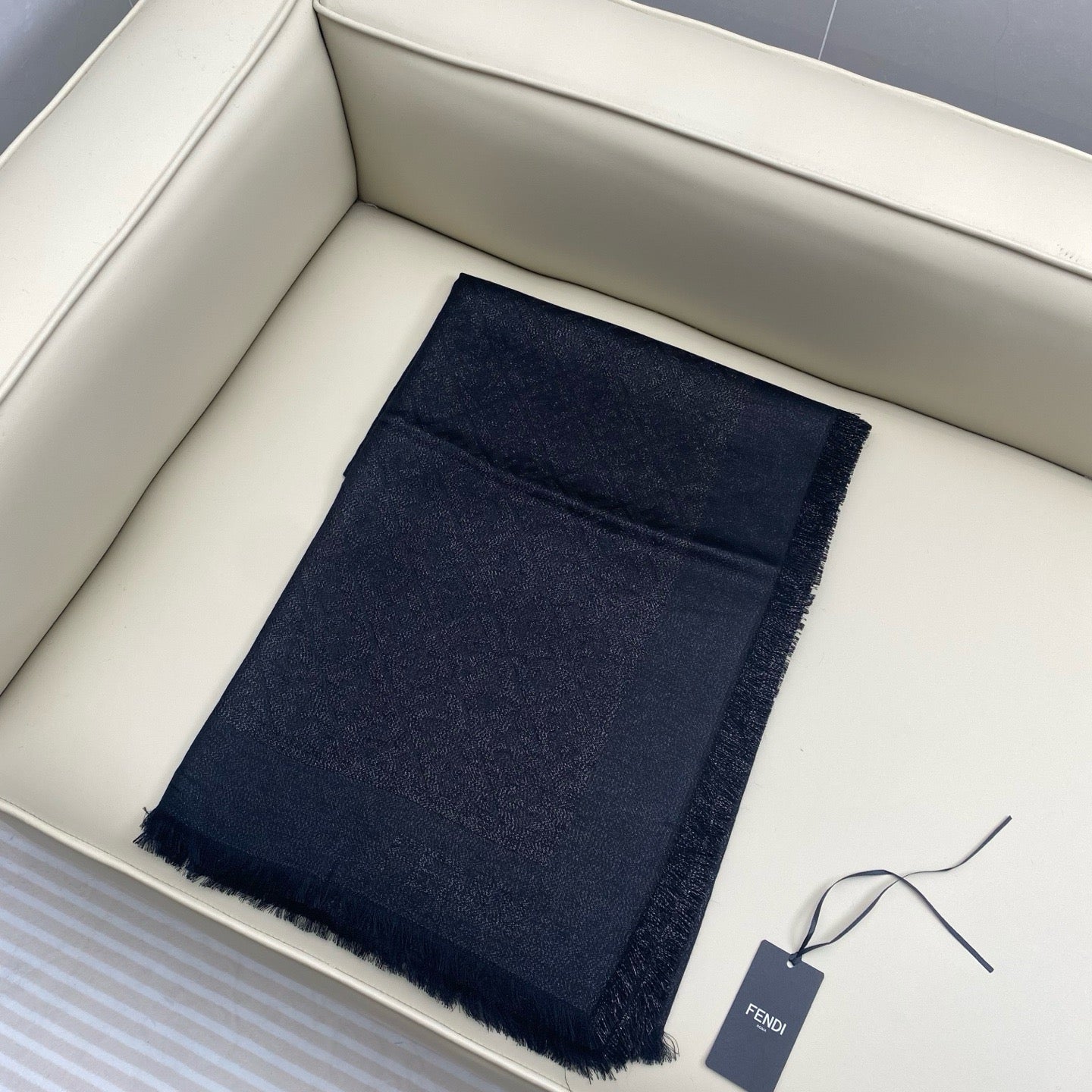 Black and Purple Scarf