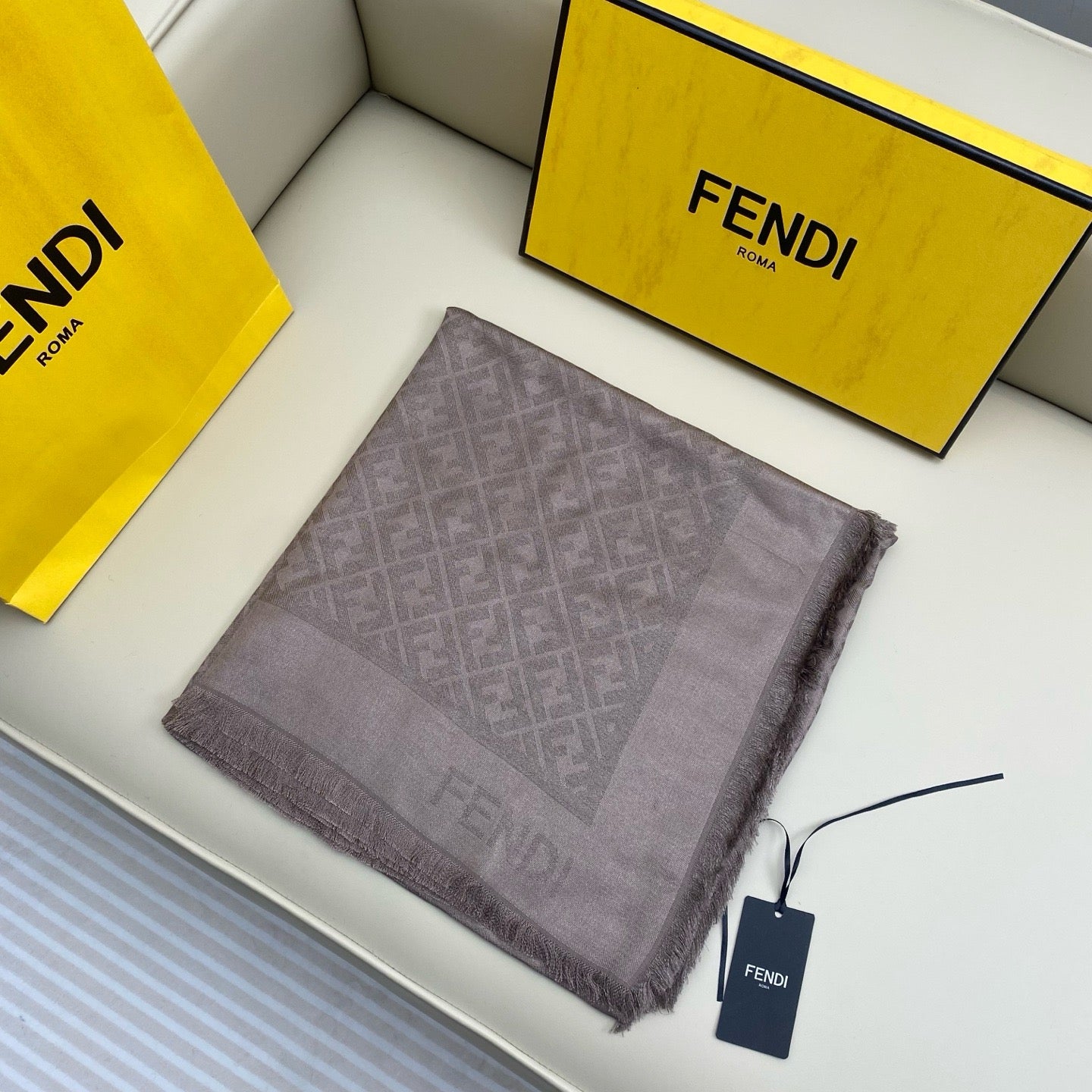 Black and Purple Scarf