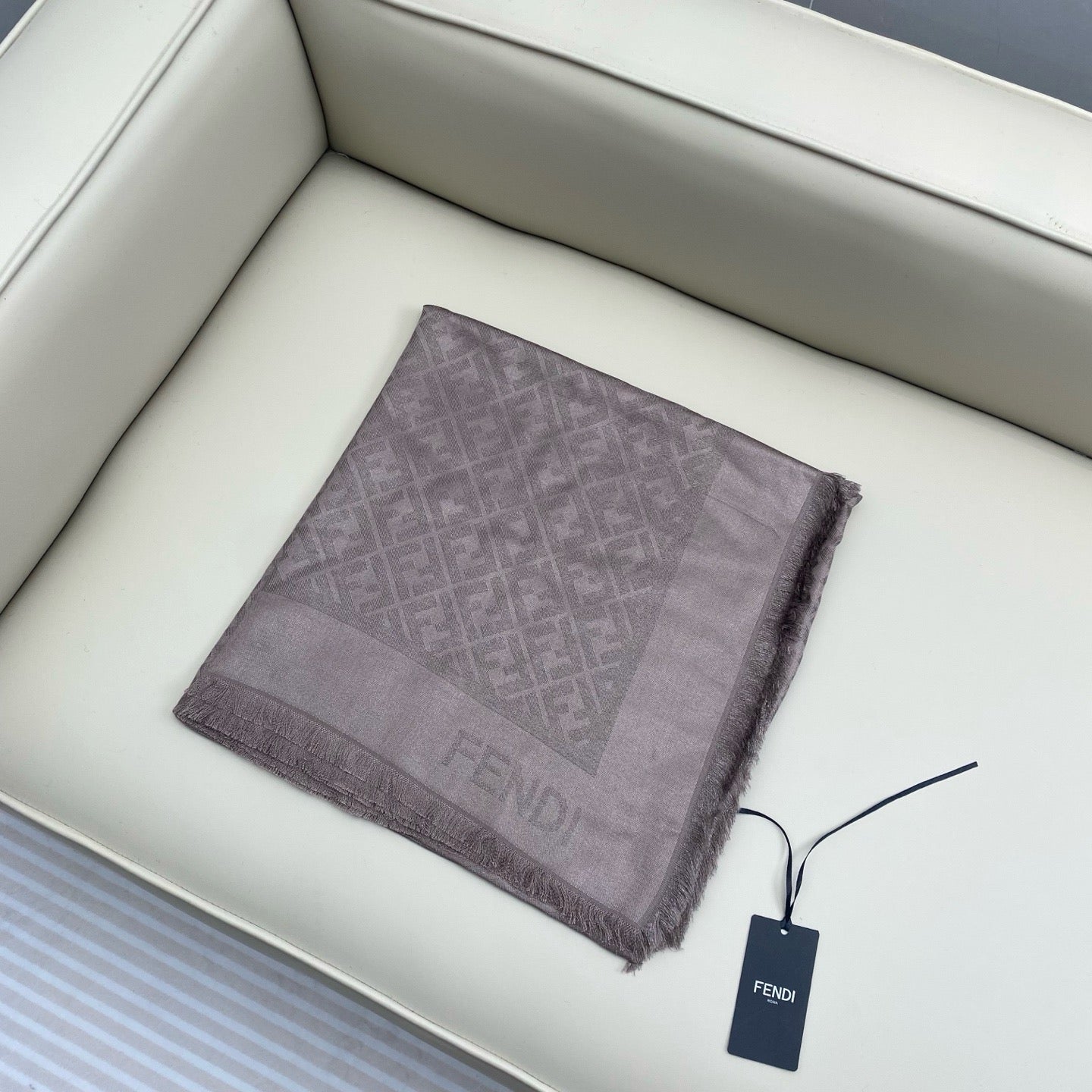 Black and Purple Scarf