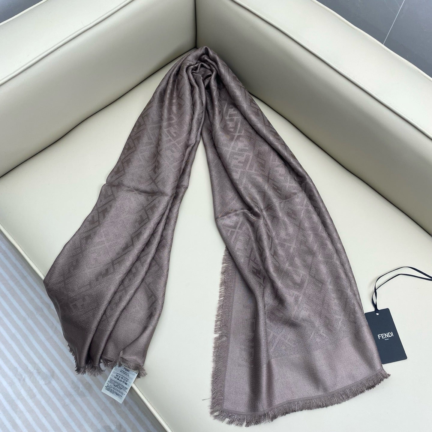 Black and Purple Scarf