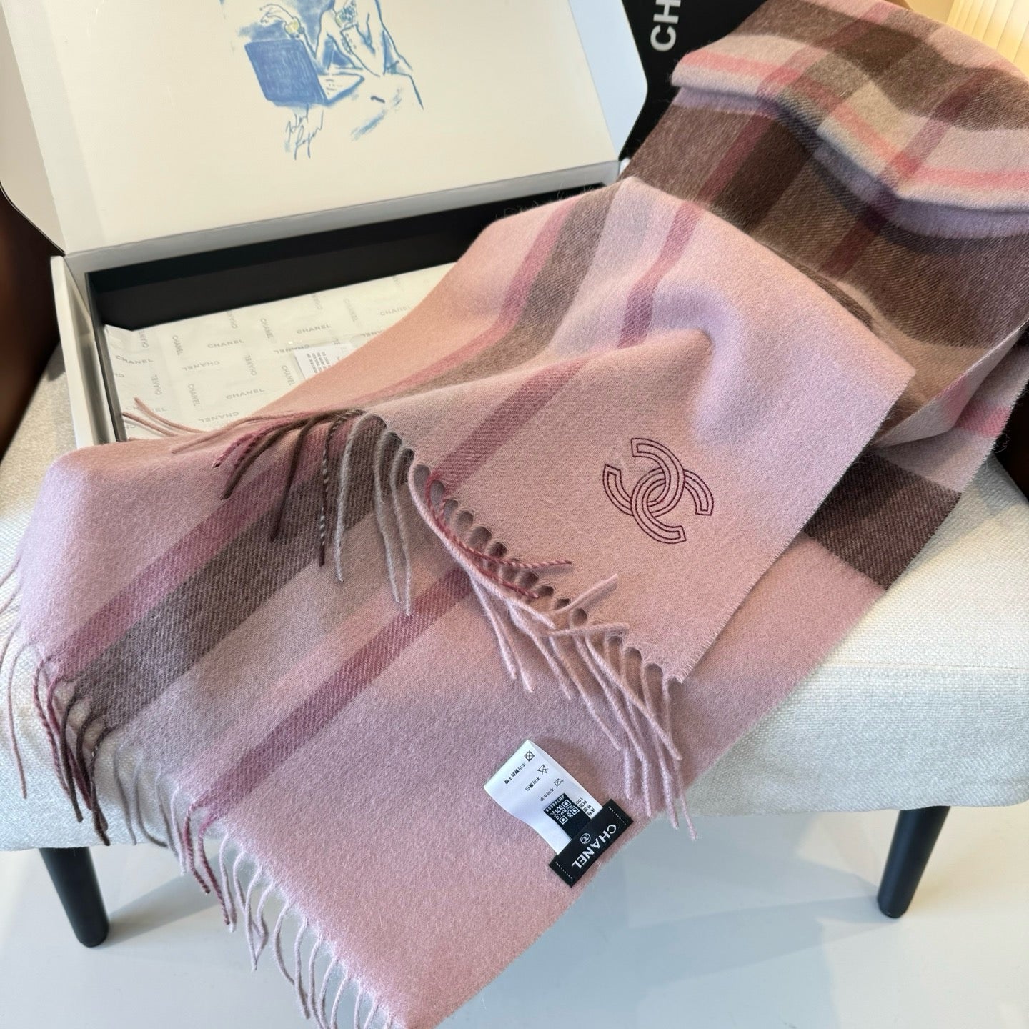 Pink Scarf