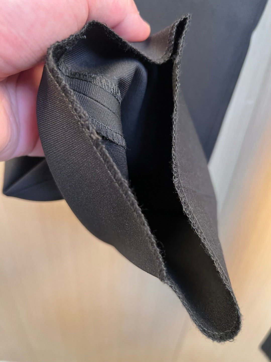 Black Jacket and Pant Suit