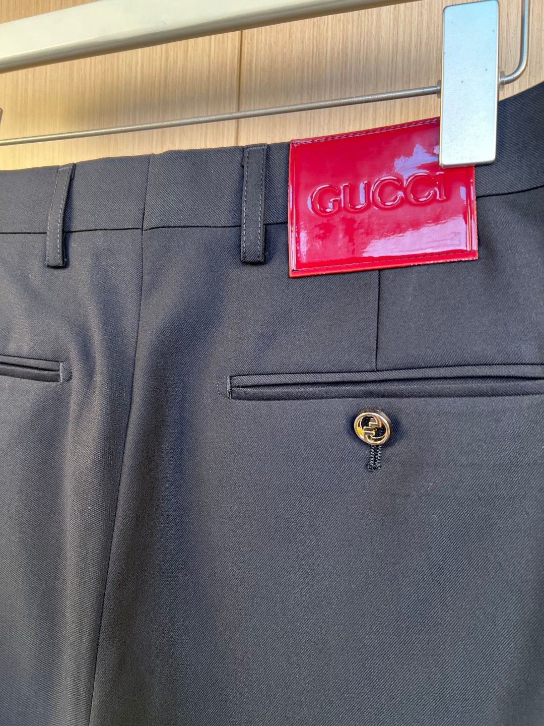 Black Jacket and Pant Suit