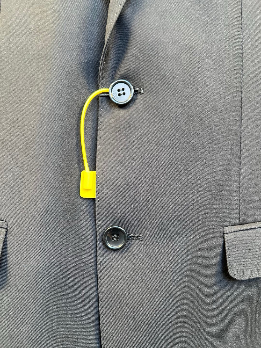 Black Jacket and Pant Suit