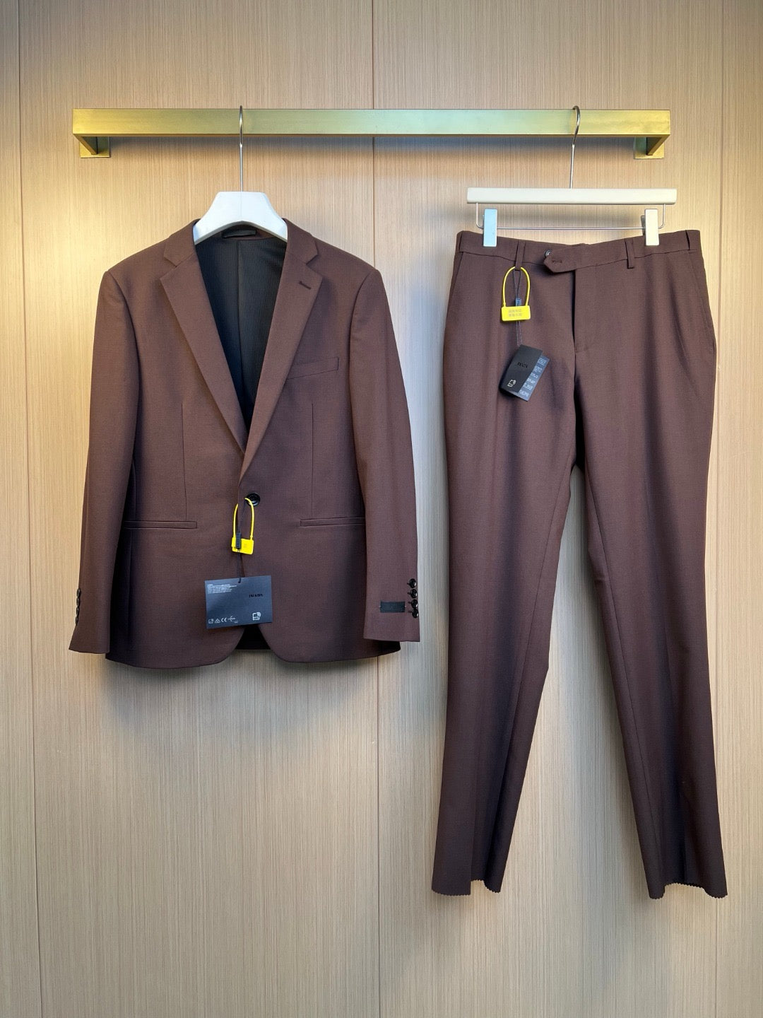 Brown Jacket and Pant Suit
