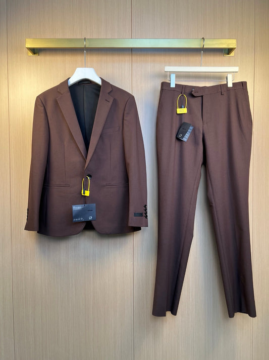 Brown Jacket and Pant Suit