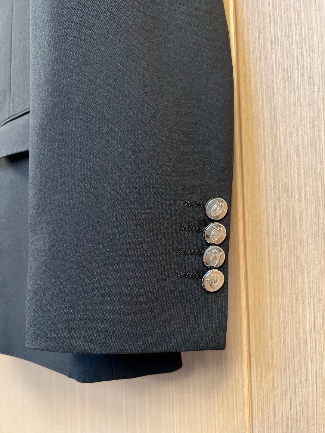 Black Jacket and Pant Suit