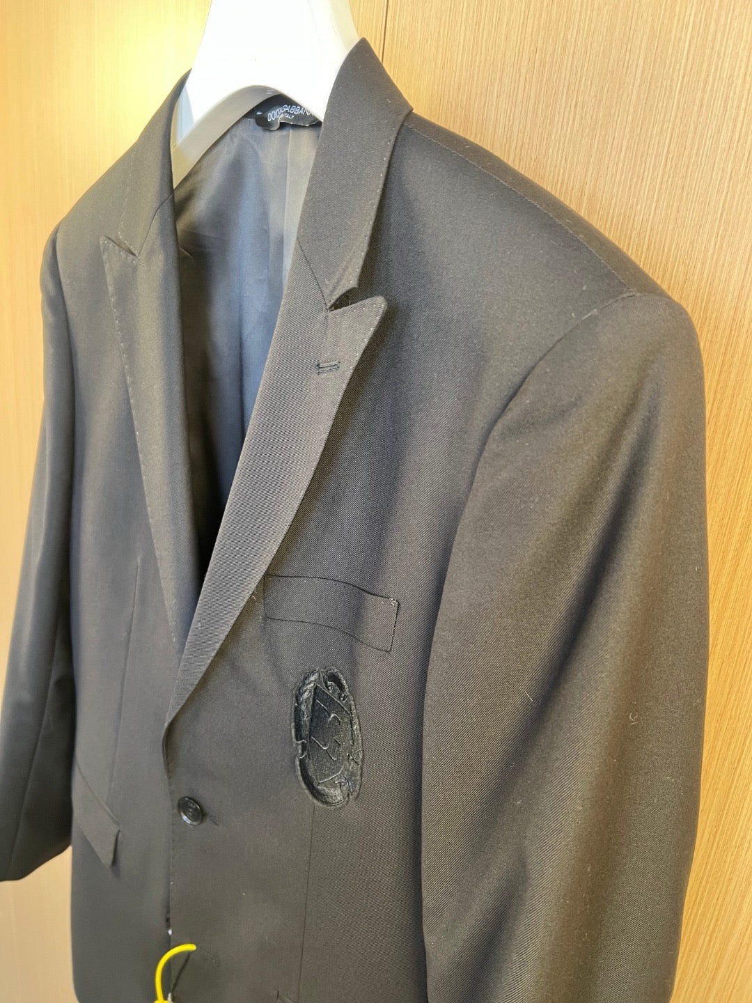 Black Jacket and Pant Suit