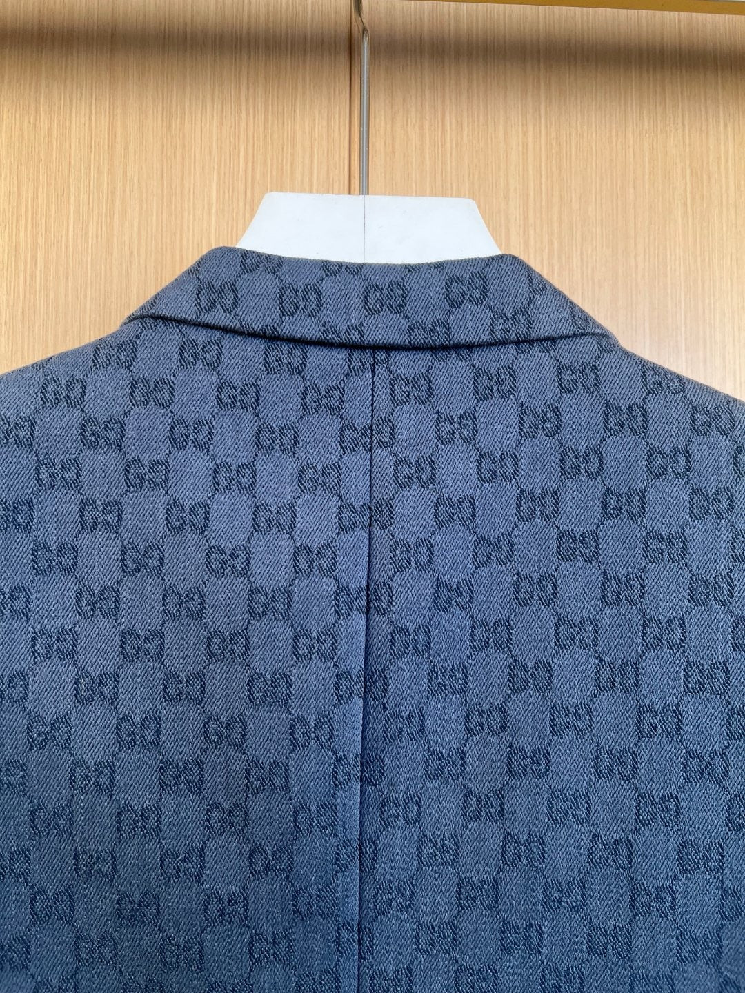 Dark Blue Jacket and Pant Suit