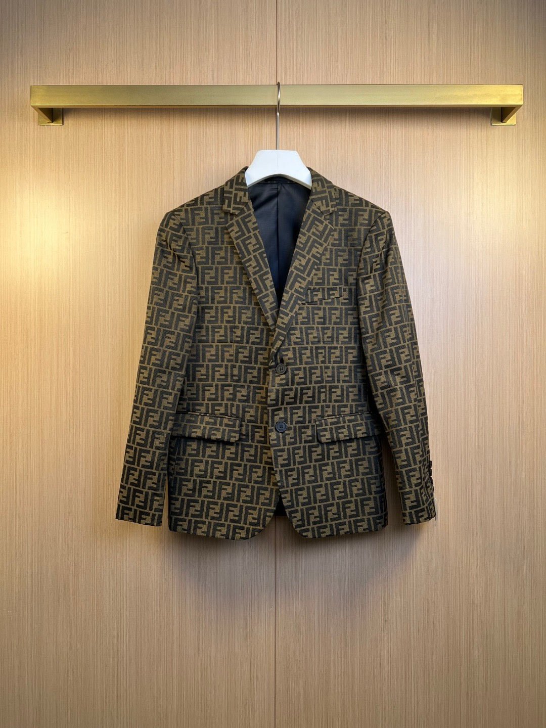 Brown Jacket and Pant Suit