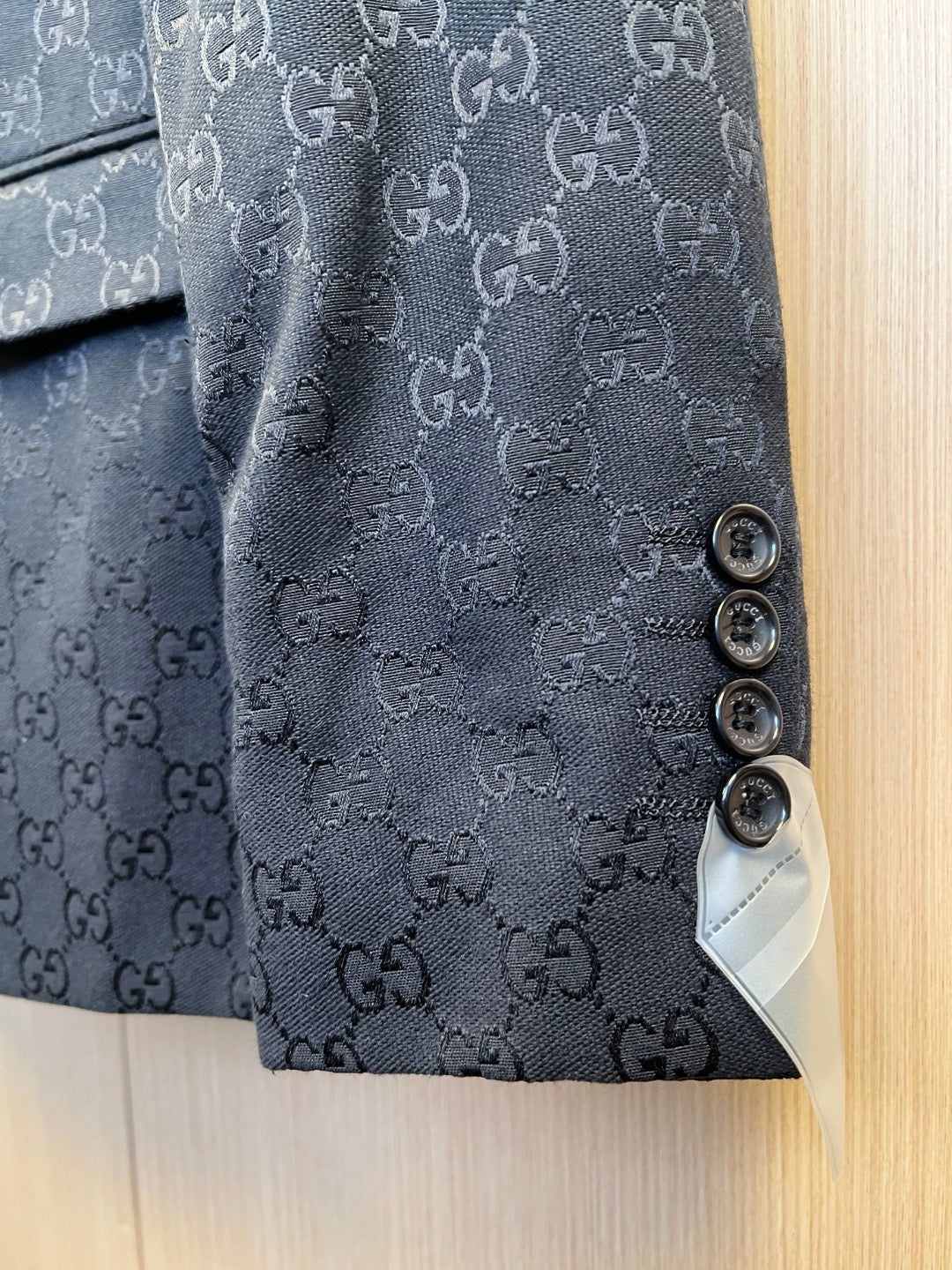 Black Jacket and Pant Suit