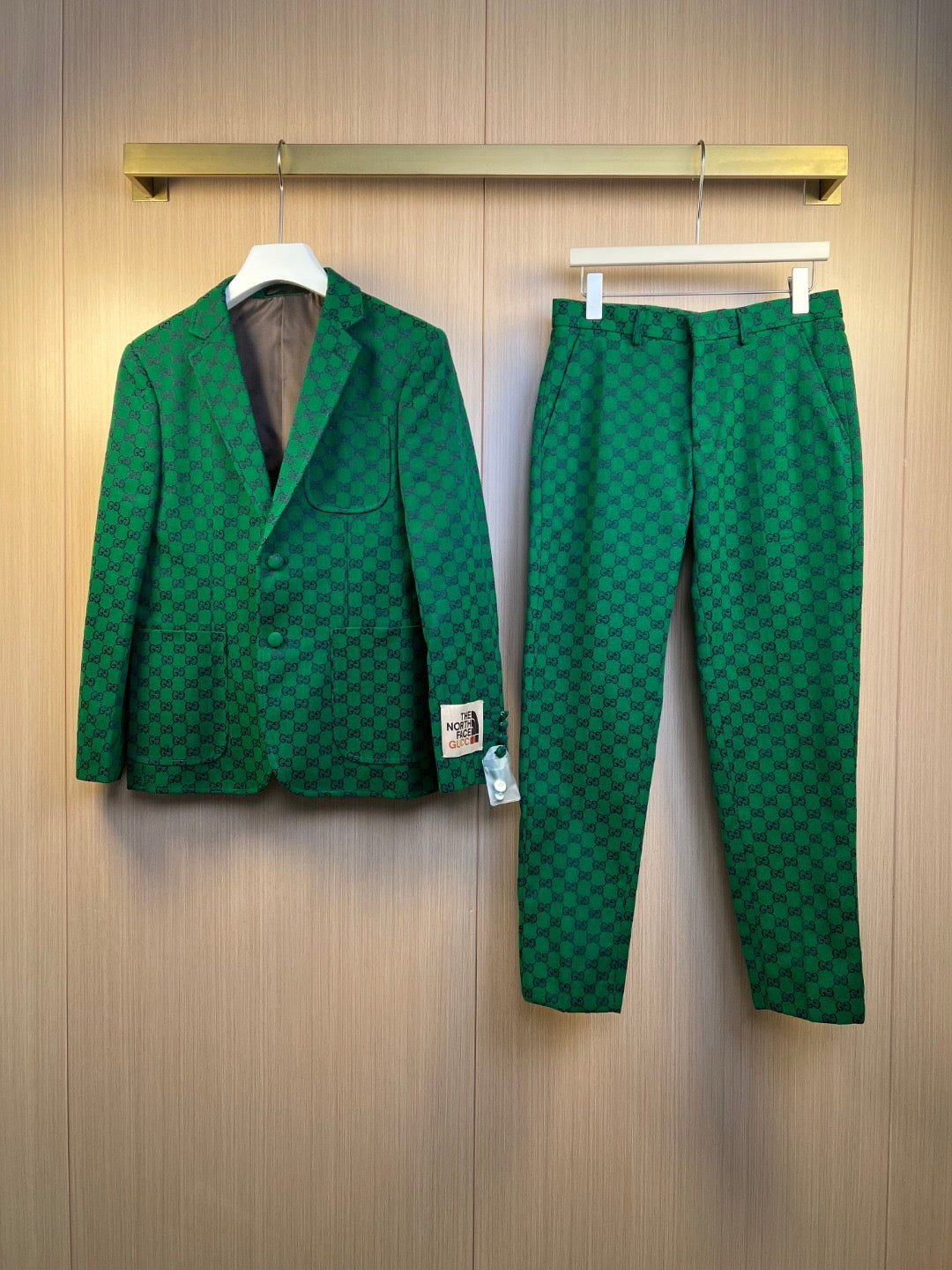 Green Jacket and Pant Suit
