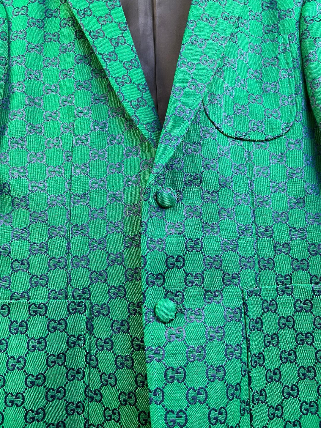Green Jacket and Pant Suit