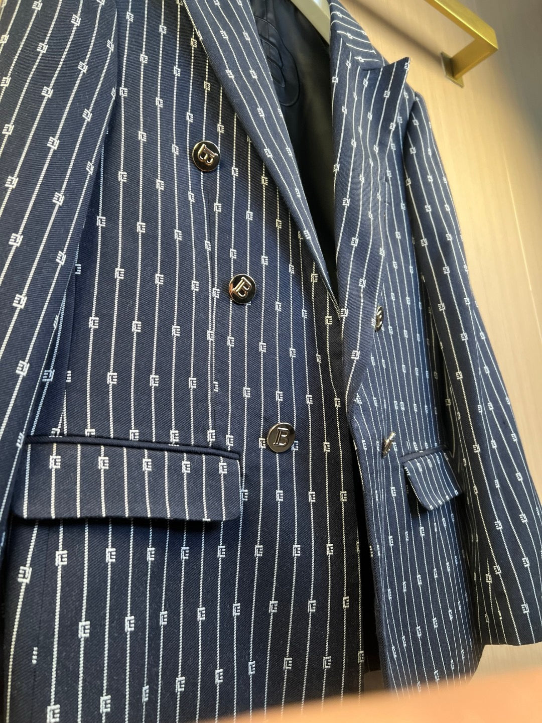 Black Jacket and Pant Suit