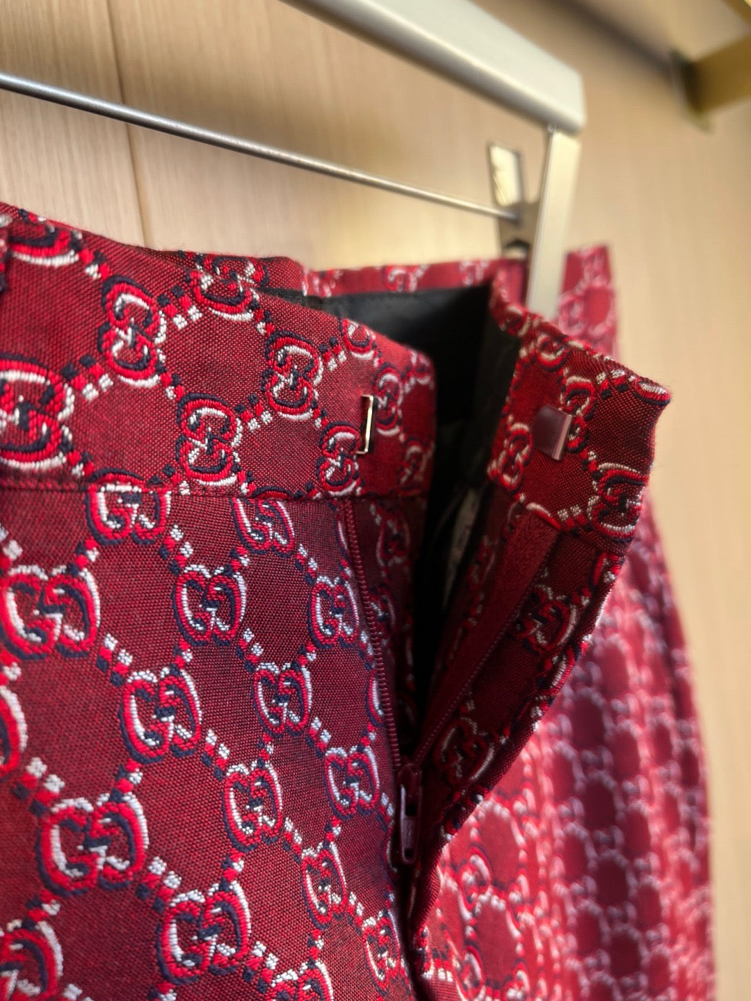 Red Jacket and Pant Suit