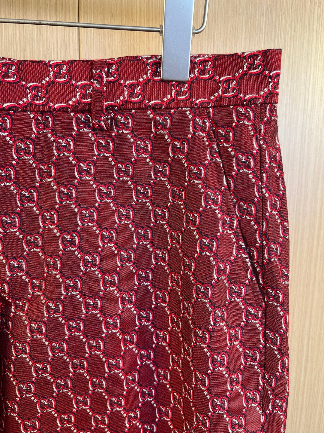 Red Jacket and Pant Suit