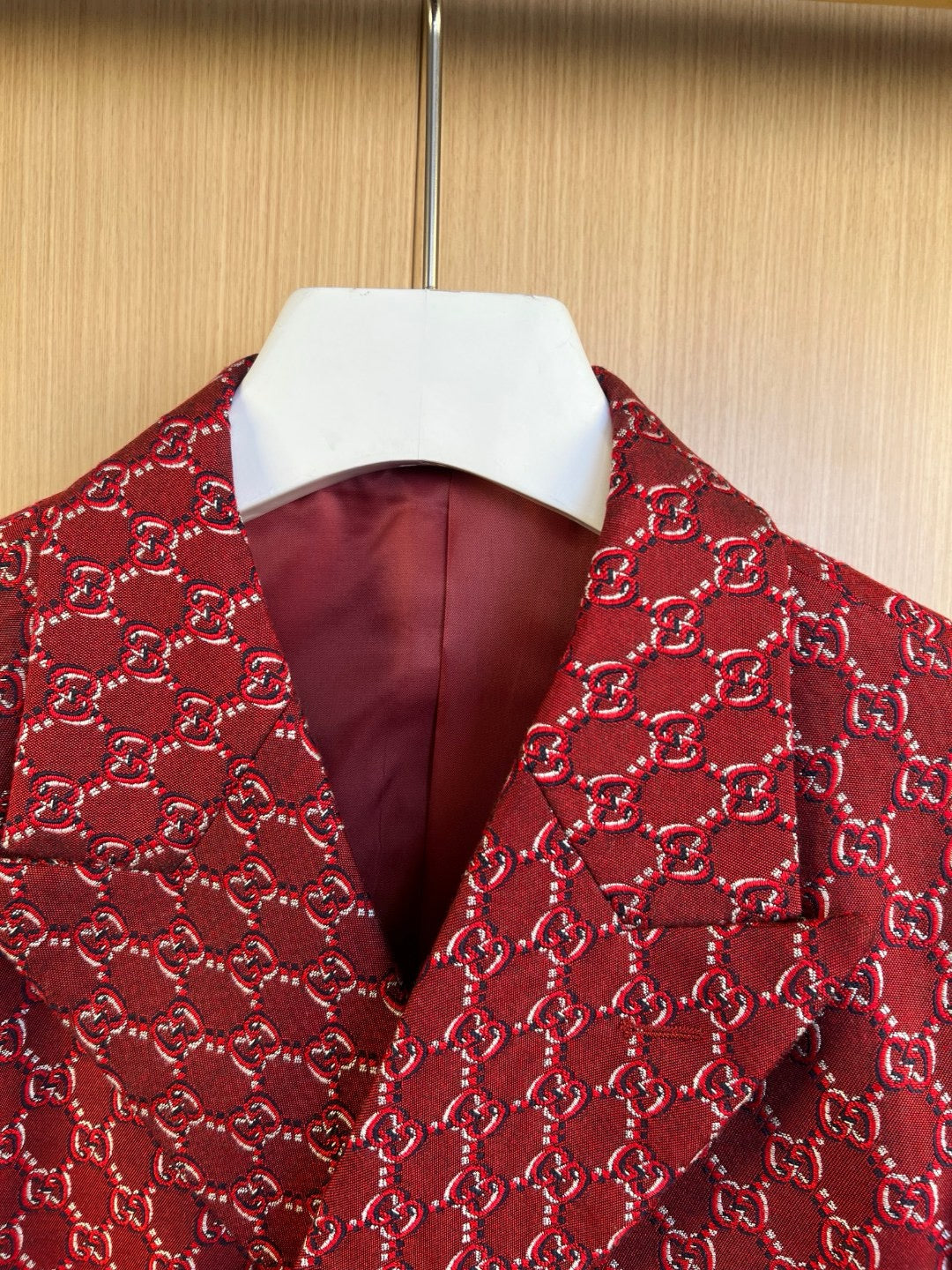 Red Jacket and Pant Suit