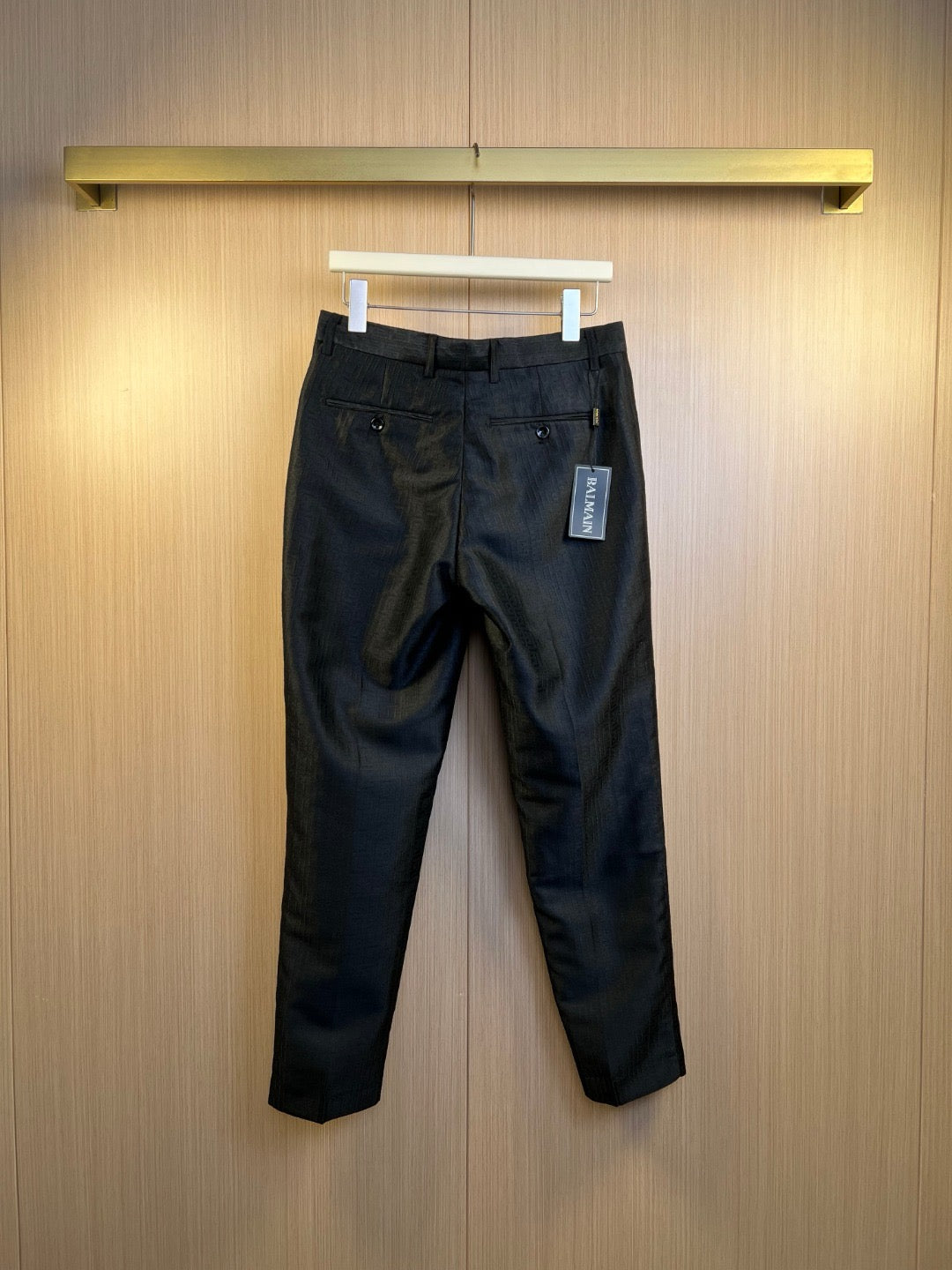 Black Jacket and Pant Suit