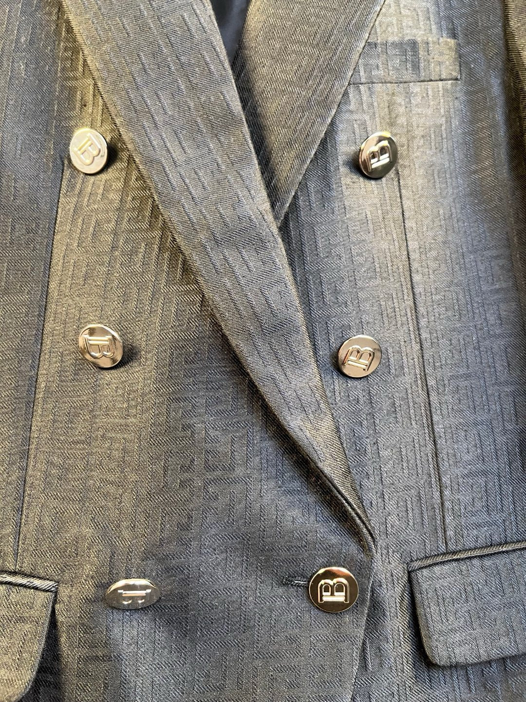 Black Jacket and Pant Suit