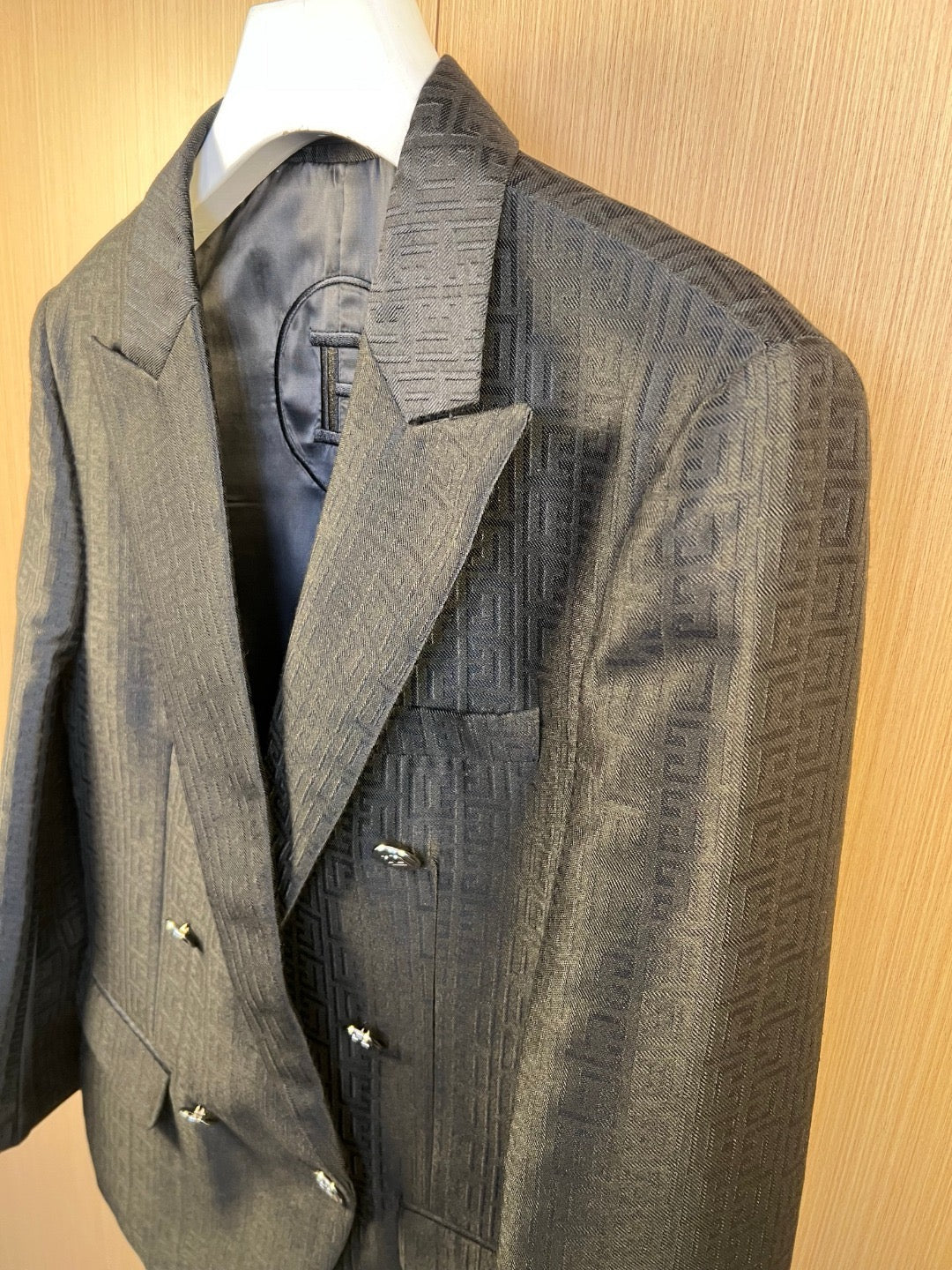 Black Jacket and Pant Suit