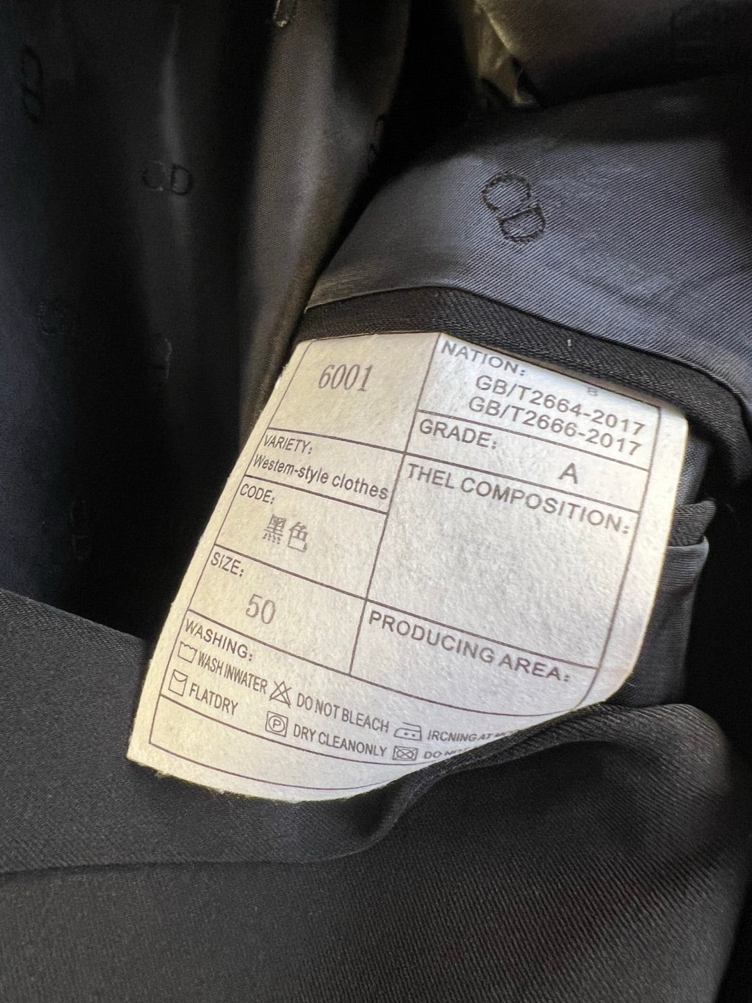 Black Jacket and Pant Suit