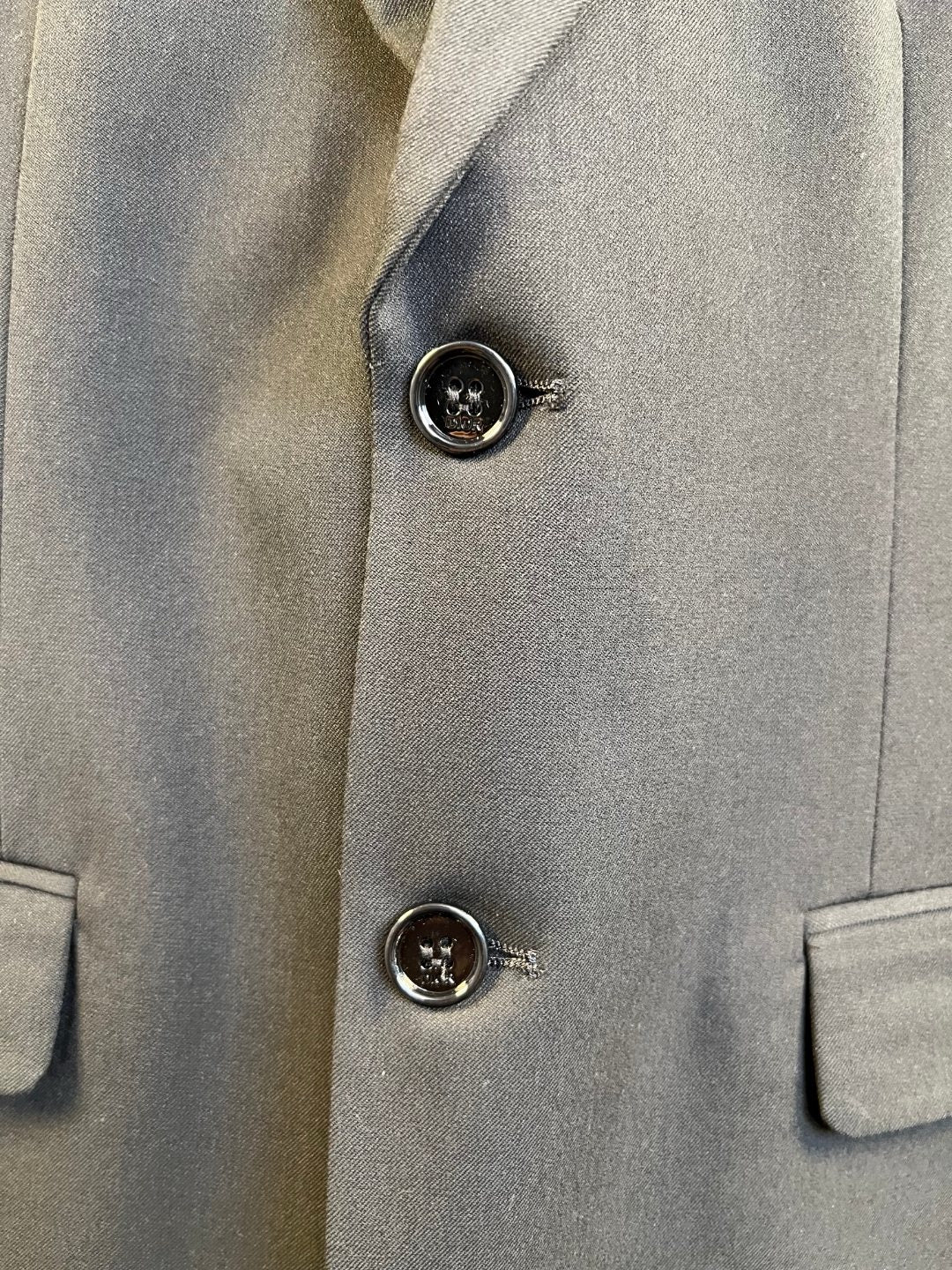 Black Jacket and Pant Suit