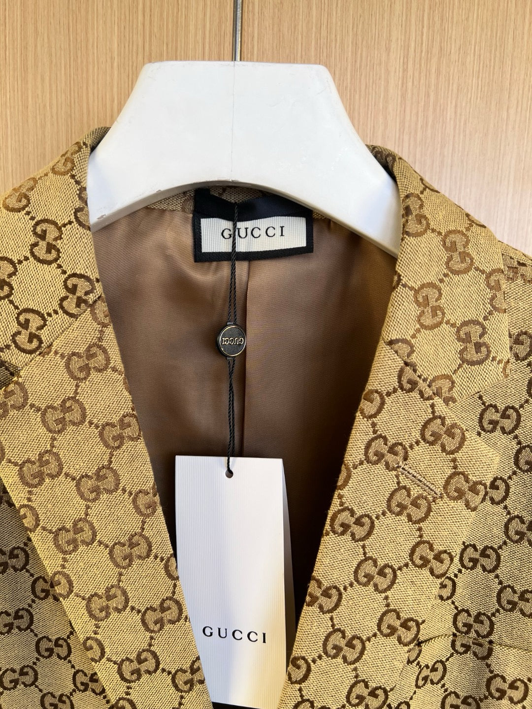 Khaki Jacket and Pant Suit