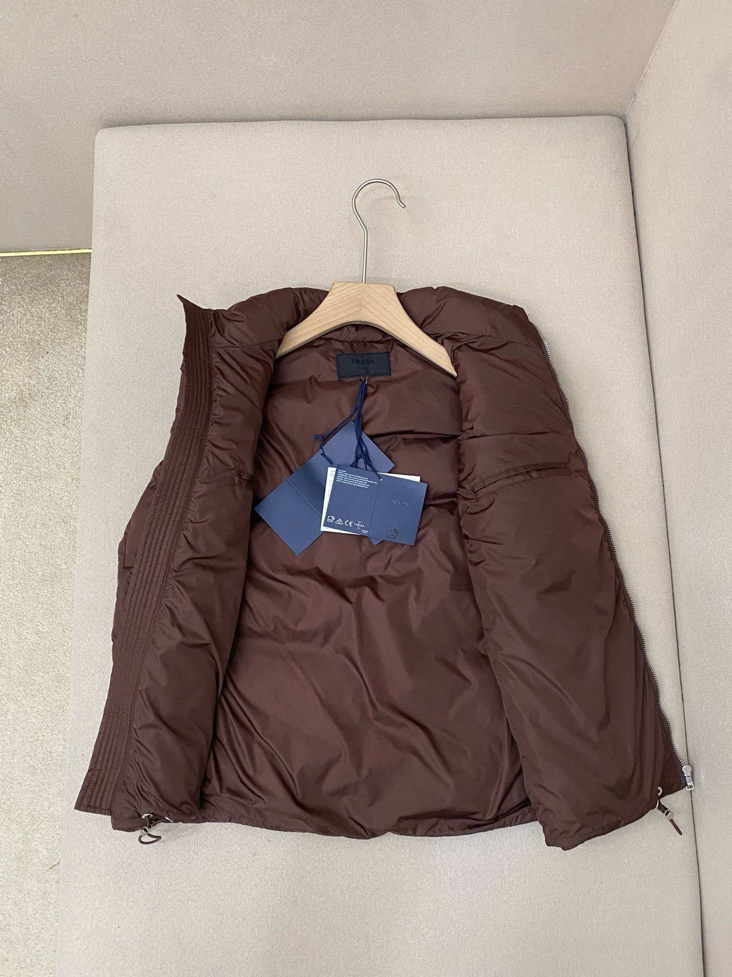 Black and Brown Vest