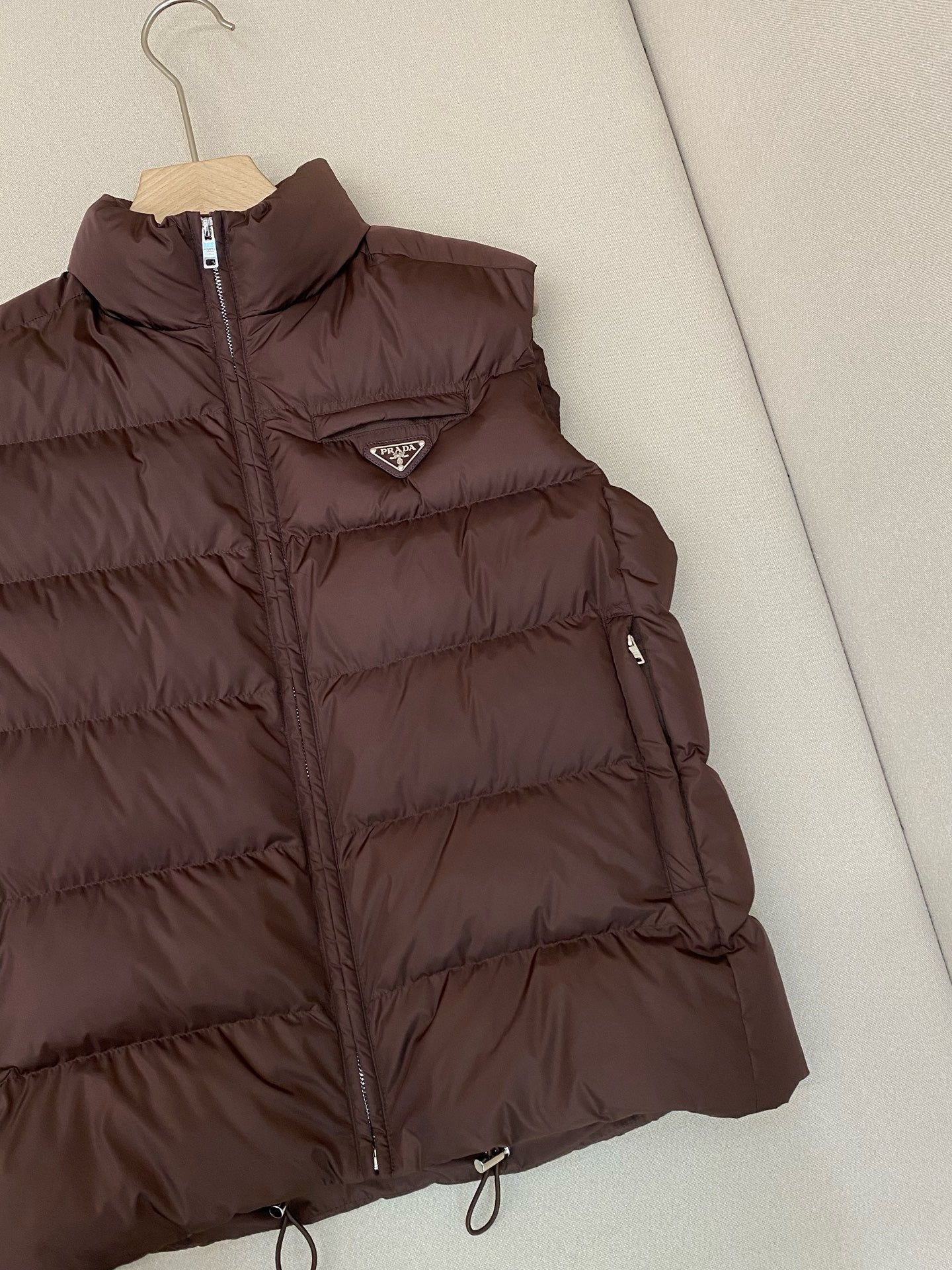 Black and Brown Vest