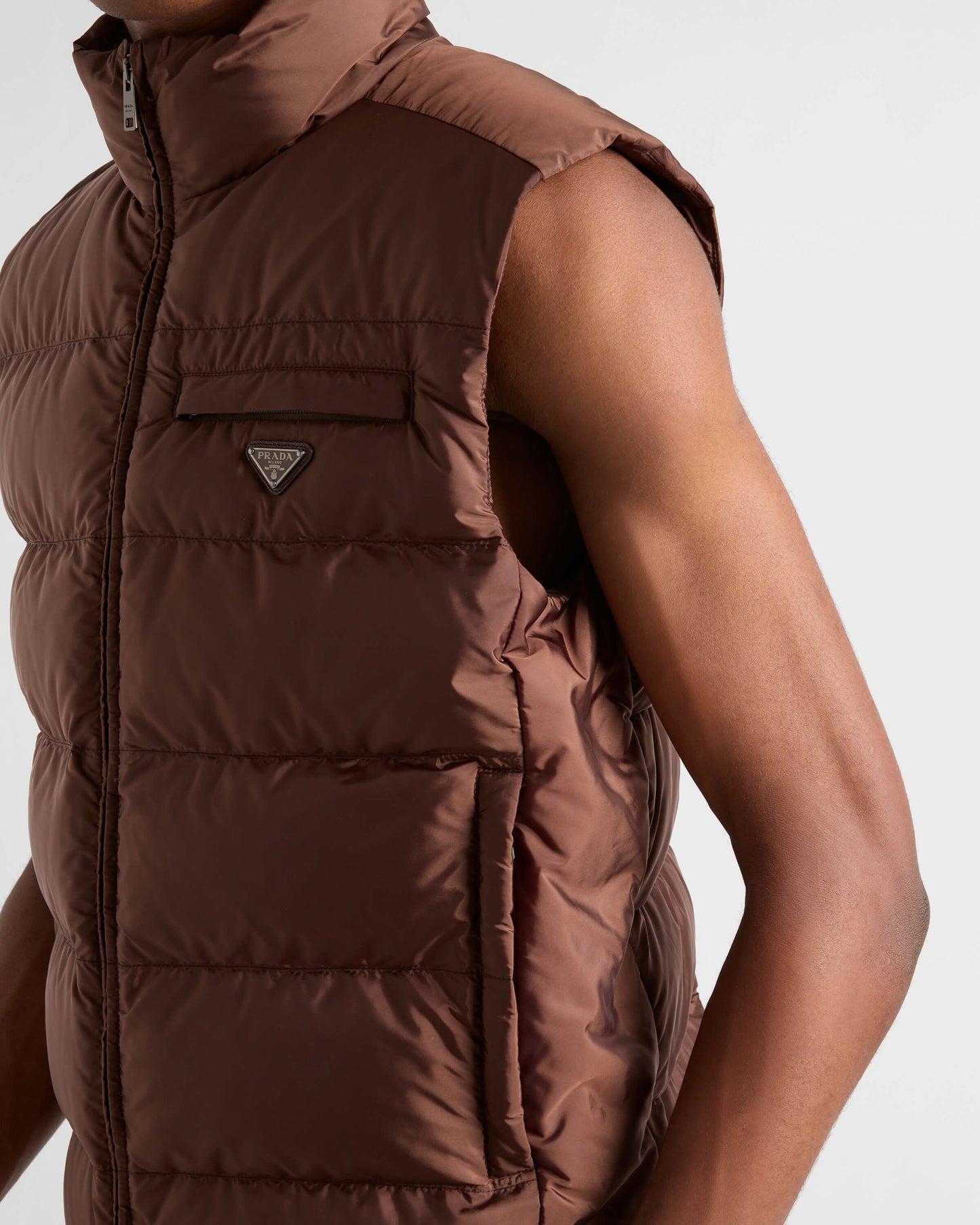 Black and Brown Vest