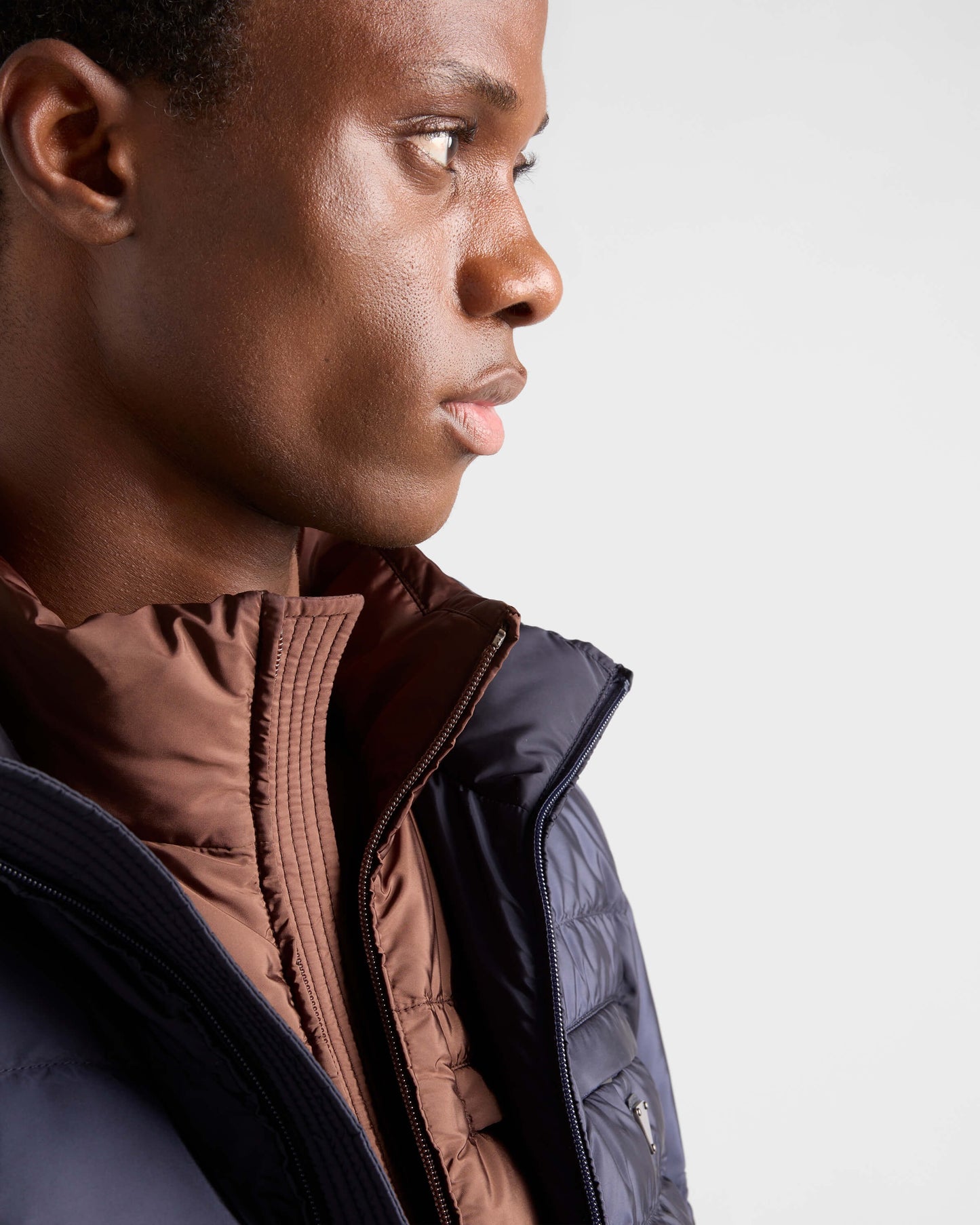 Black and Brown Vest