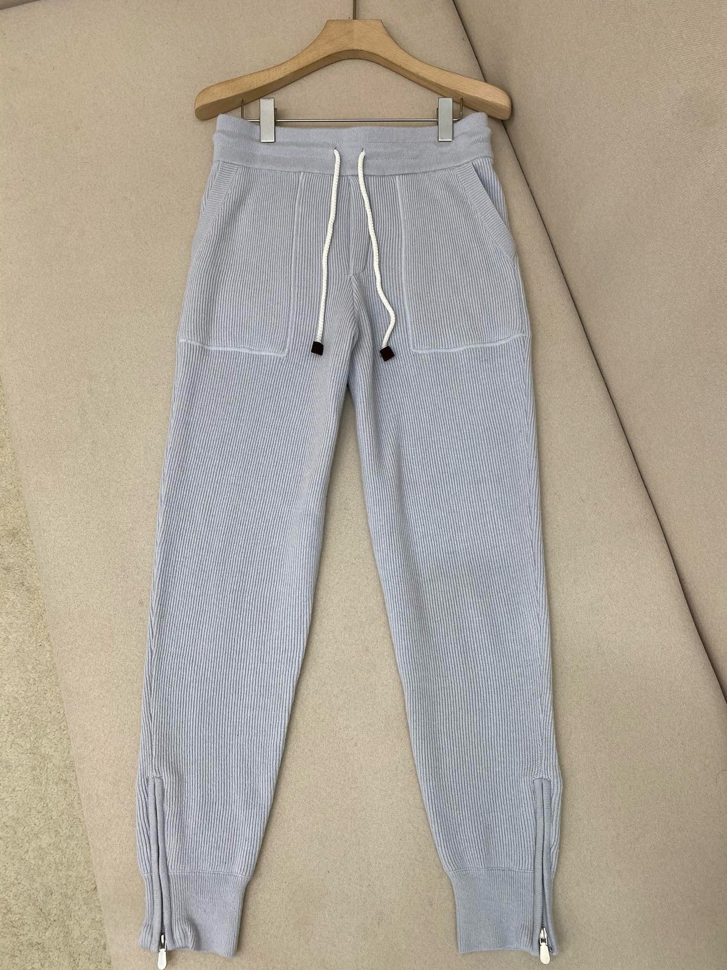 Apricot and Grey Pant