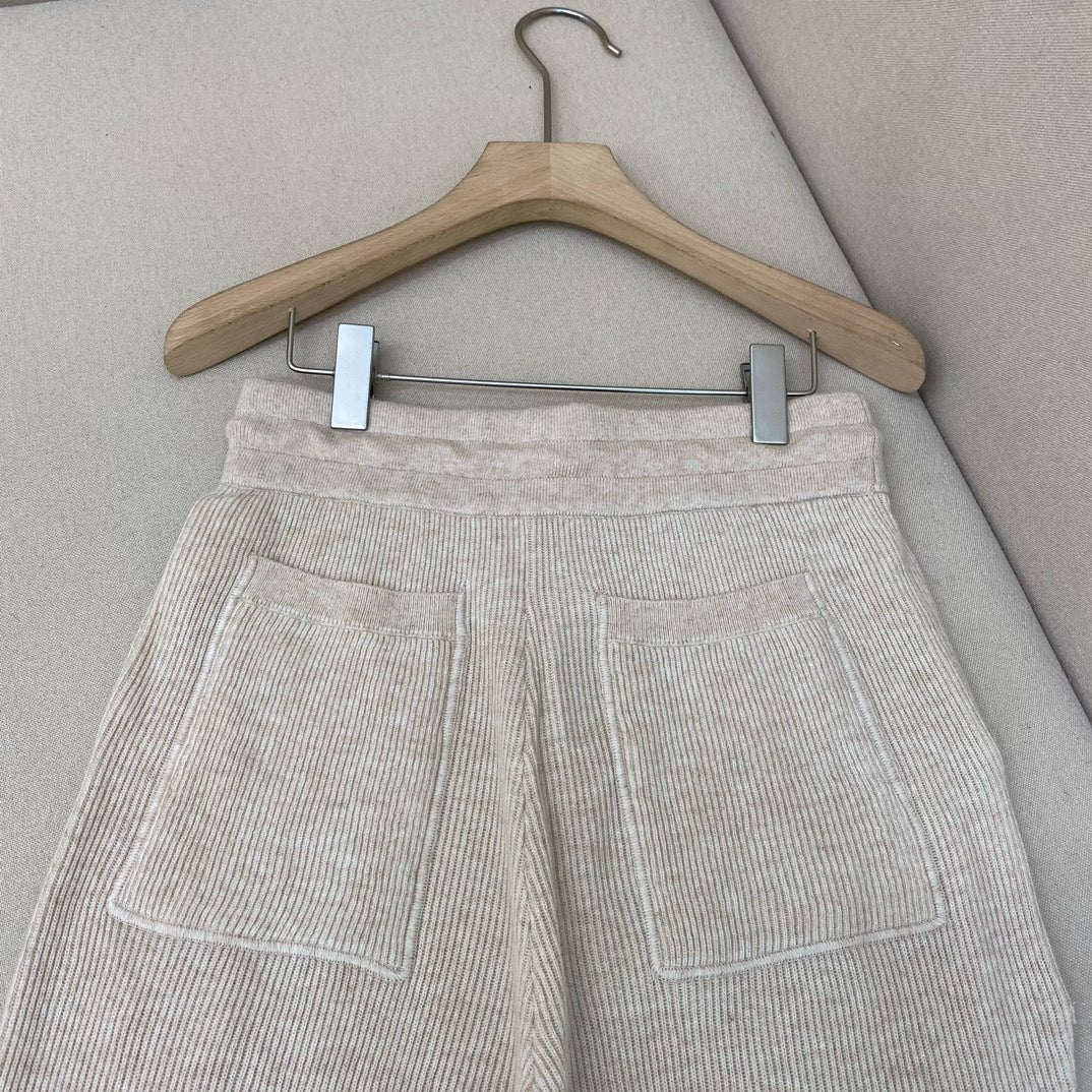 Apricot and Grey Pant