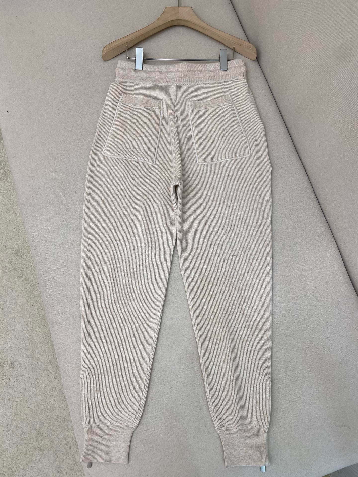 Apricot and Grey Pant