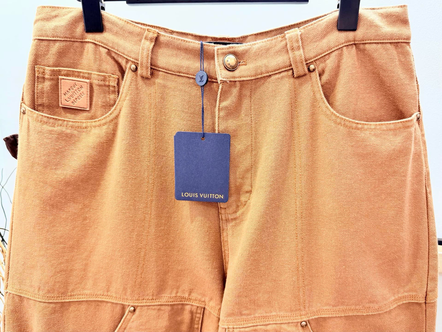 Camel and Black Short