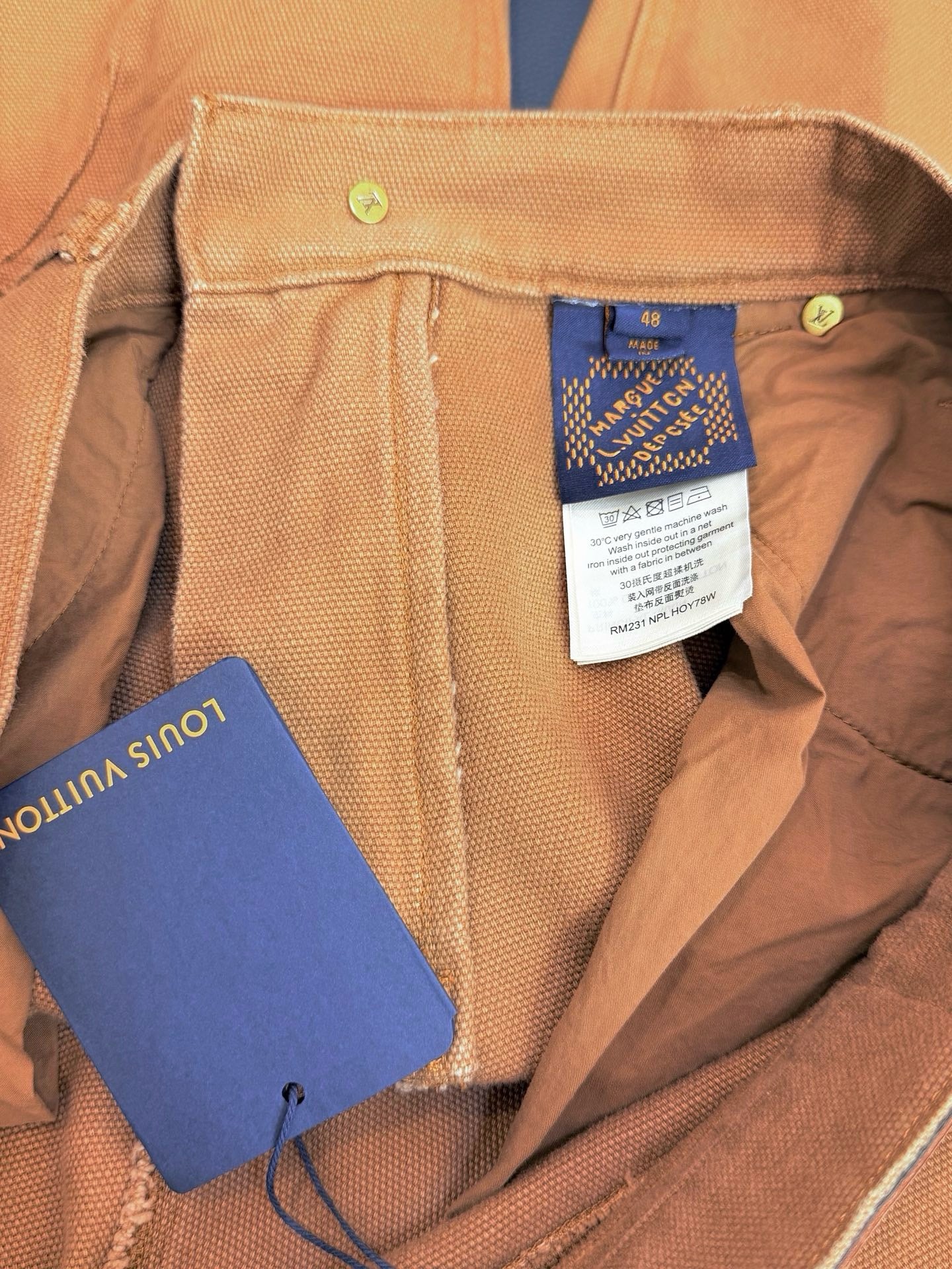 Camel and Black Short