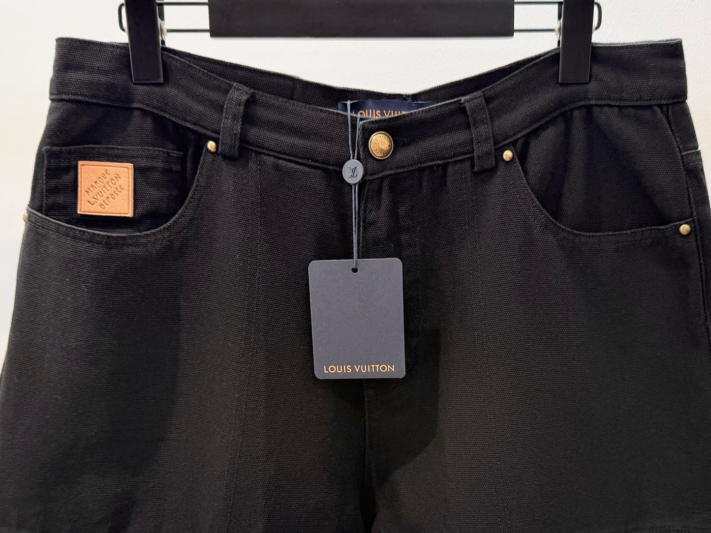 Camel and Black Short