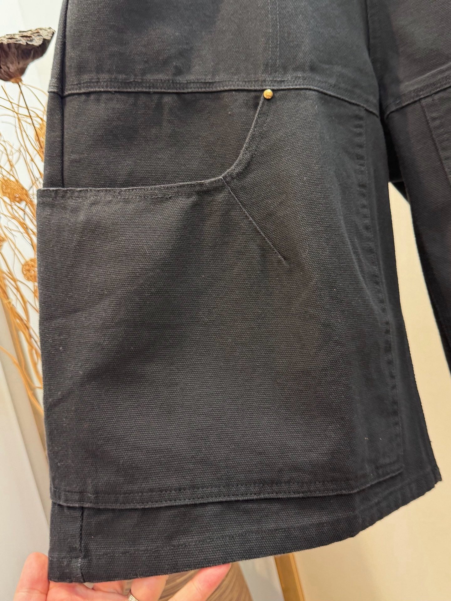 Camel and Black Short