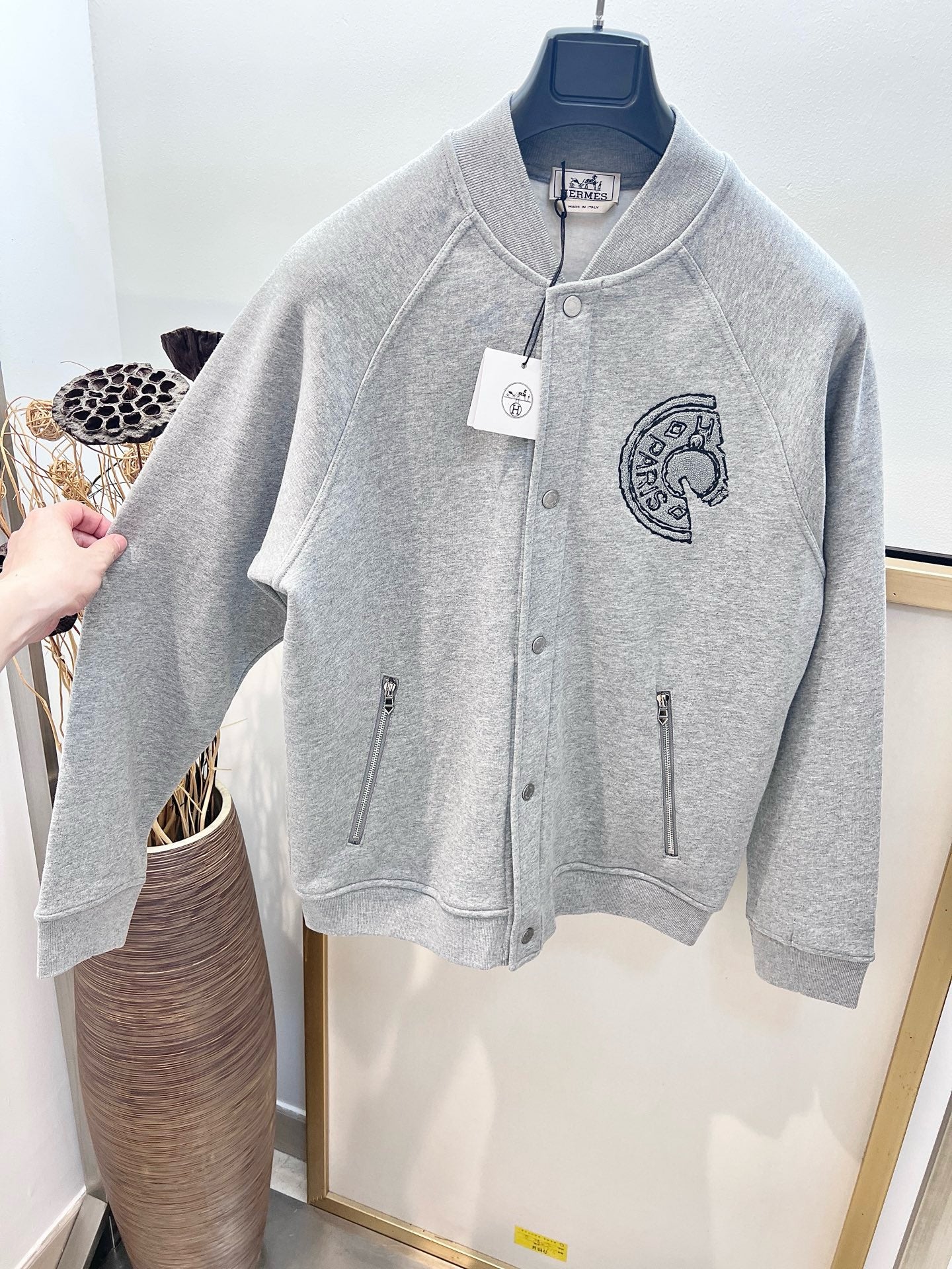 Grey and Black Jacket