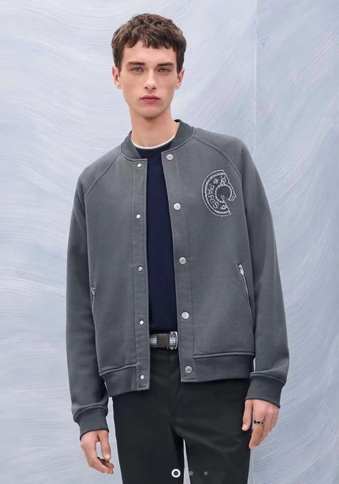 Grey and Black Jacket