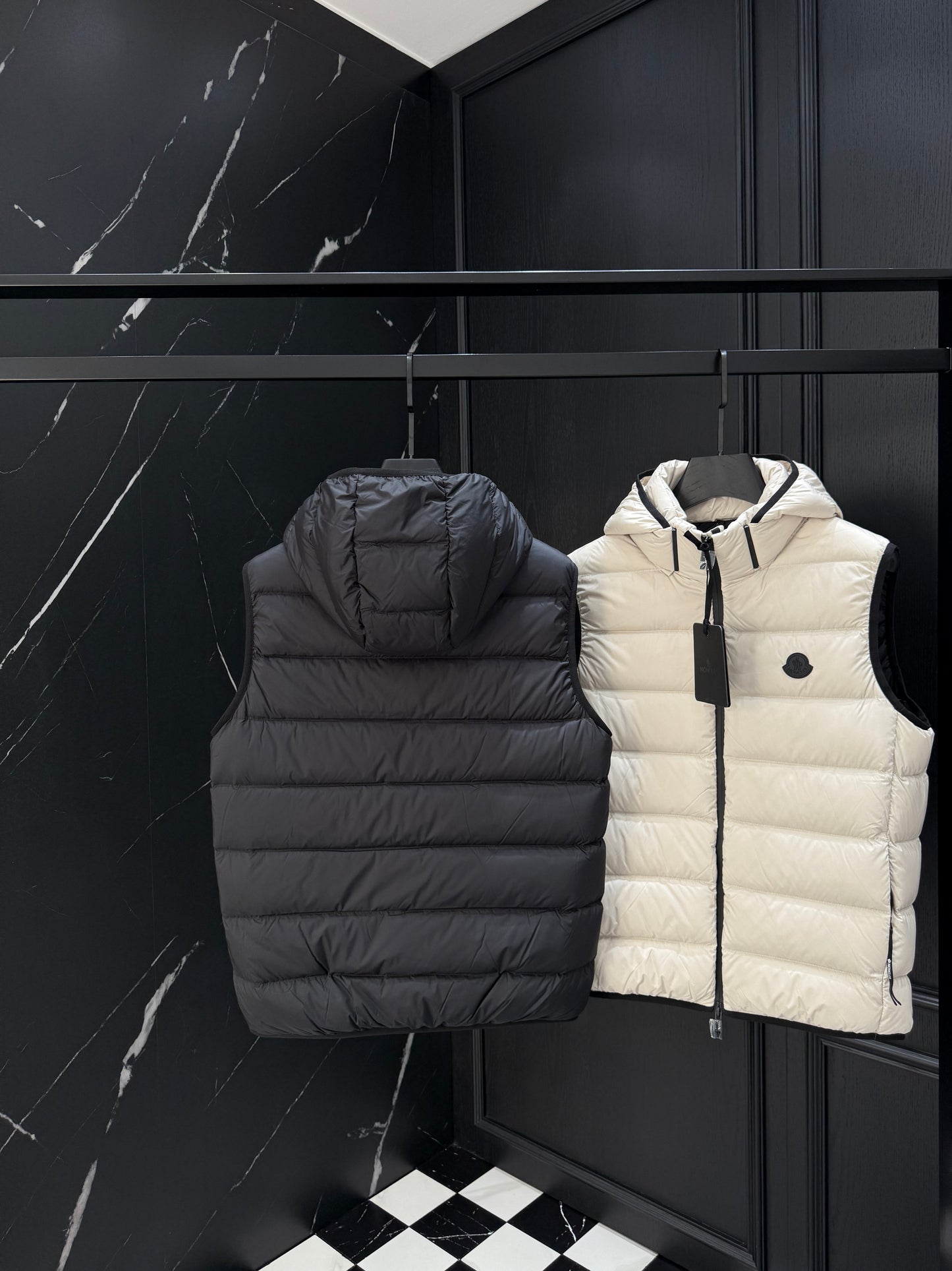 Black and White Vest