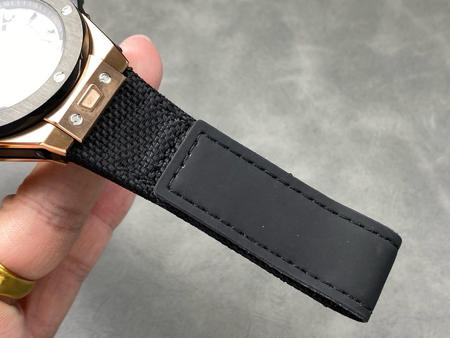 Black rose Gold Watch