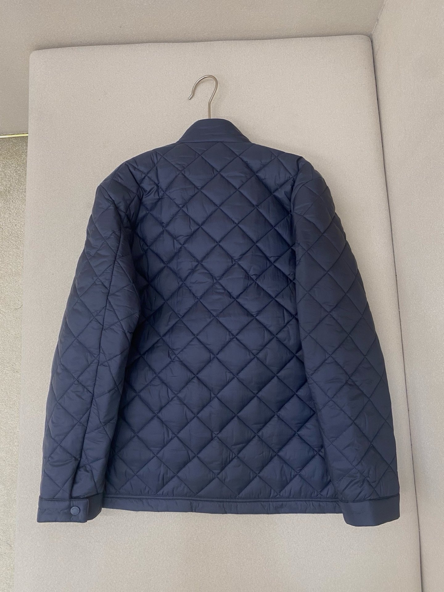 White and Dark Blue Jacket